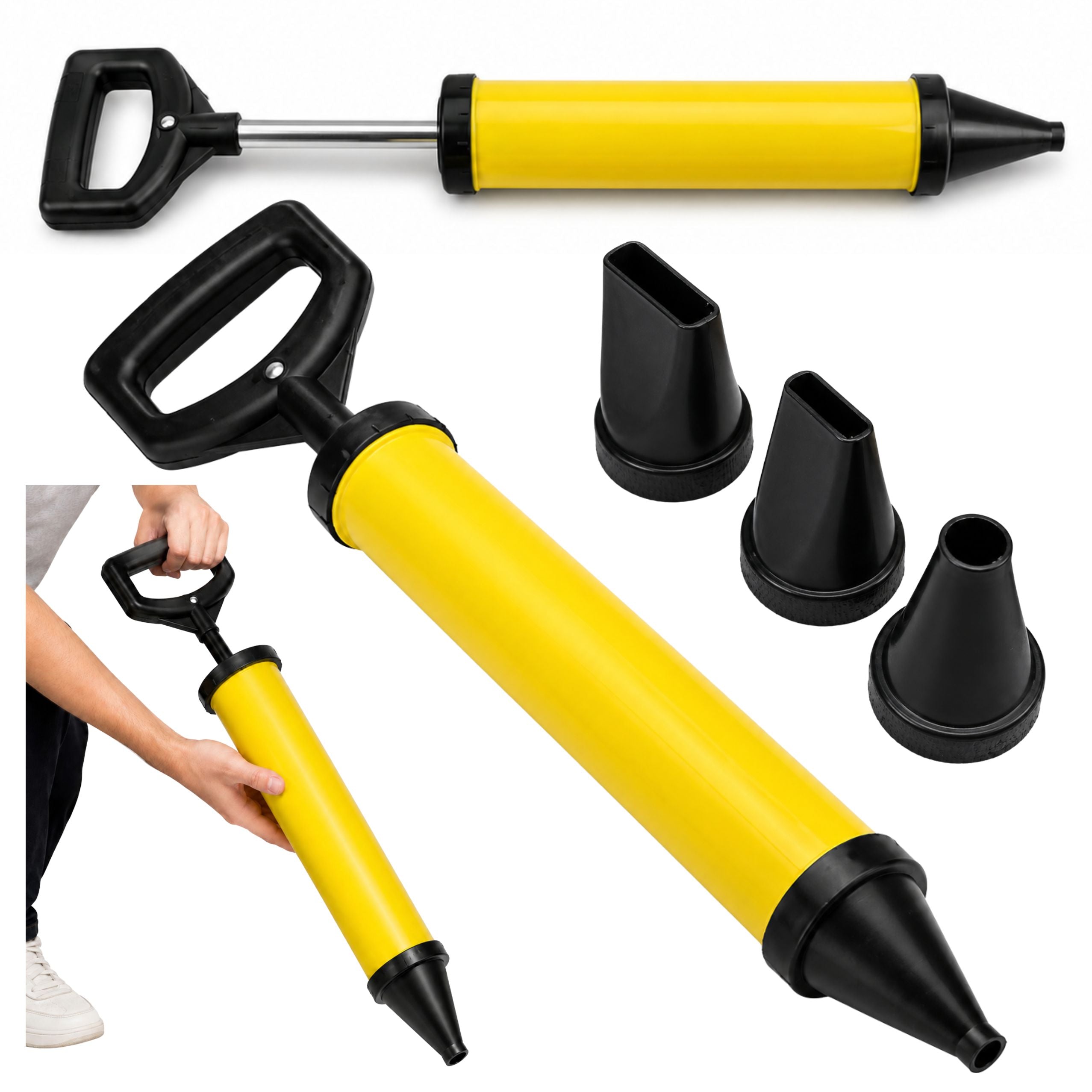 Grouting Pump Construction Squeezer For Silicone Concrete Mass 4 Tips 60cm