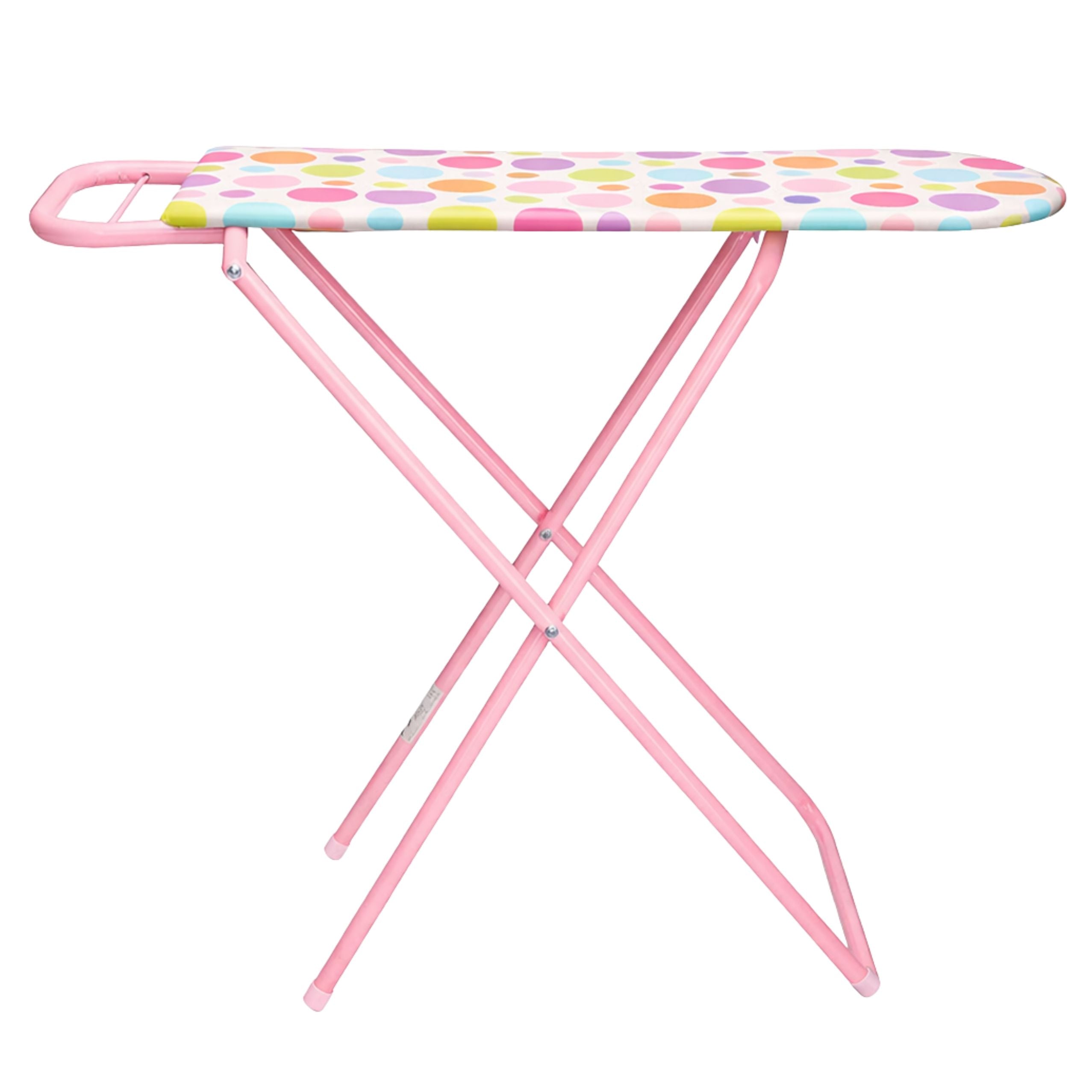 Foldable Metal Toy Ironing Board For Children Dots 61 Cm