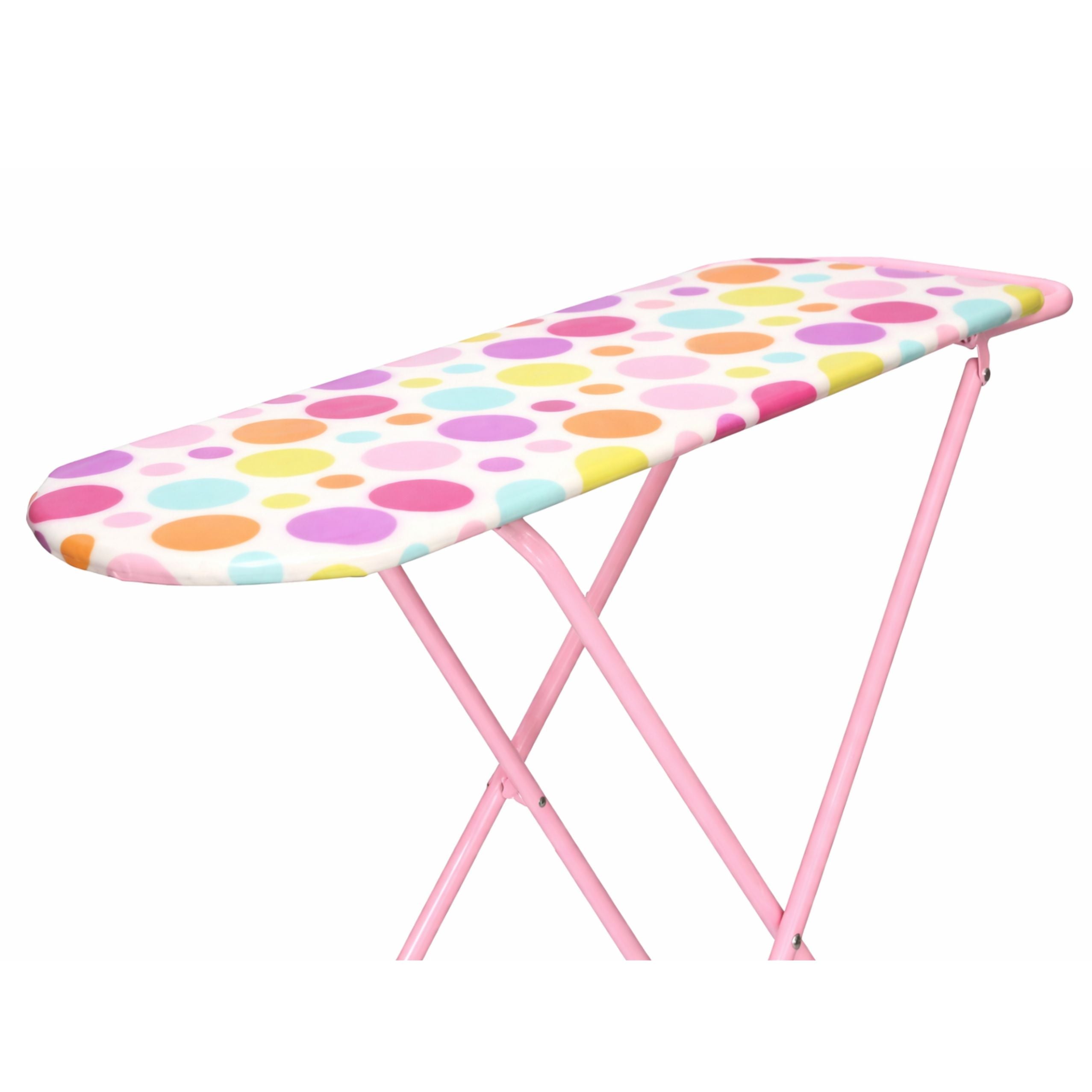 Foldable Metal Toy Ironing Board For Children Dots 61 Cm