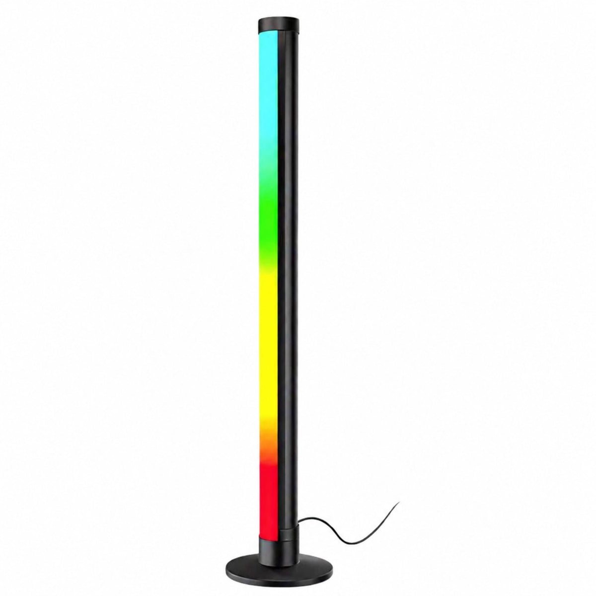 Lampă de podea LED Rgb de colț Mod muzică Aplicație de comandă de la distanță 90 cm