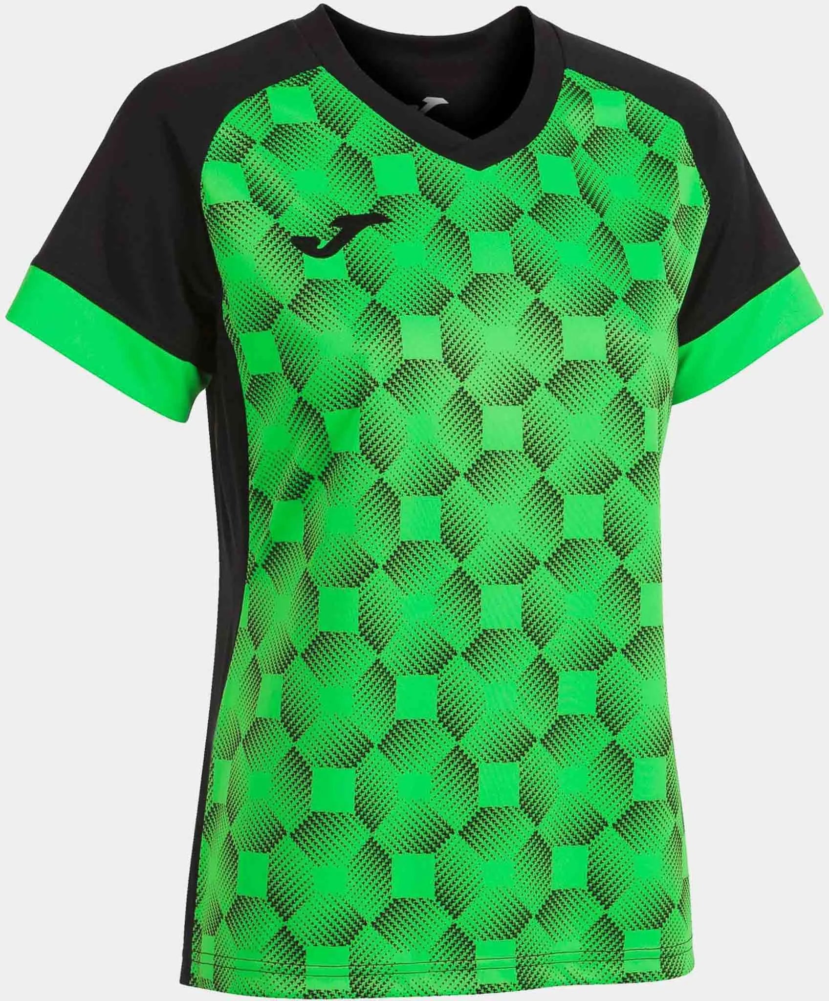 Camiseta feminina joma supernova iii verde fluor xl