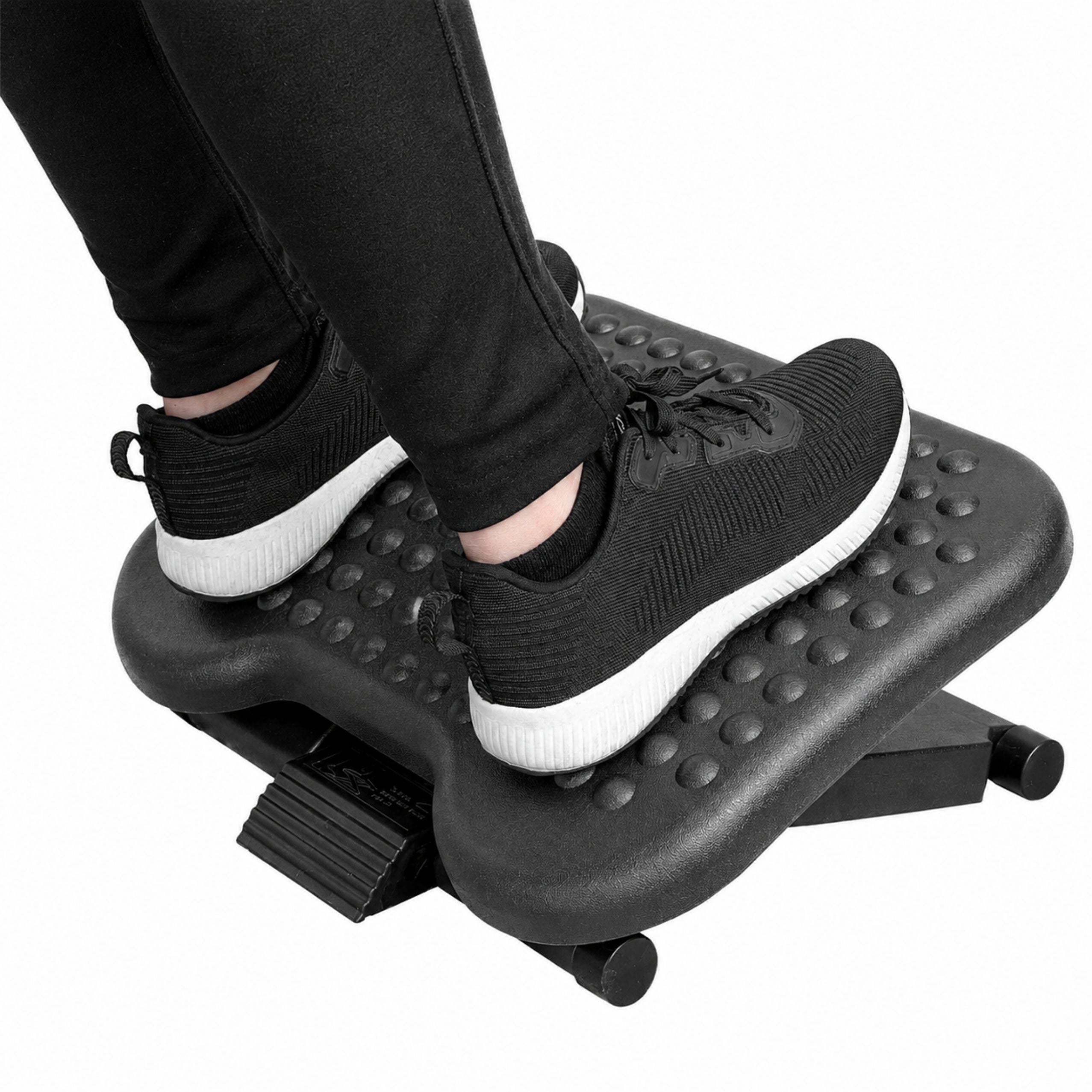 Suport pentru picioare reglabil pentru birou, ergonomic, cu 3 niveluri de proeminențe