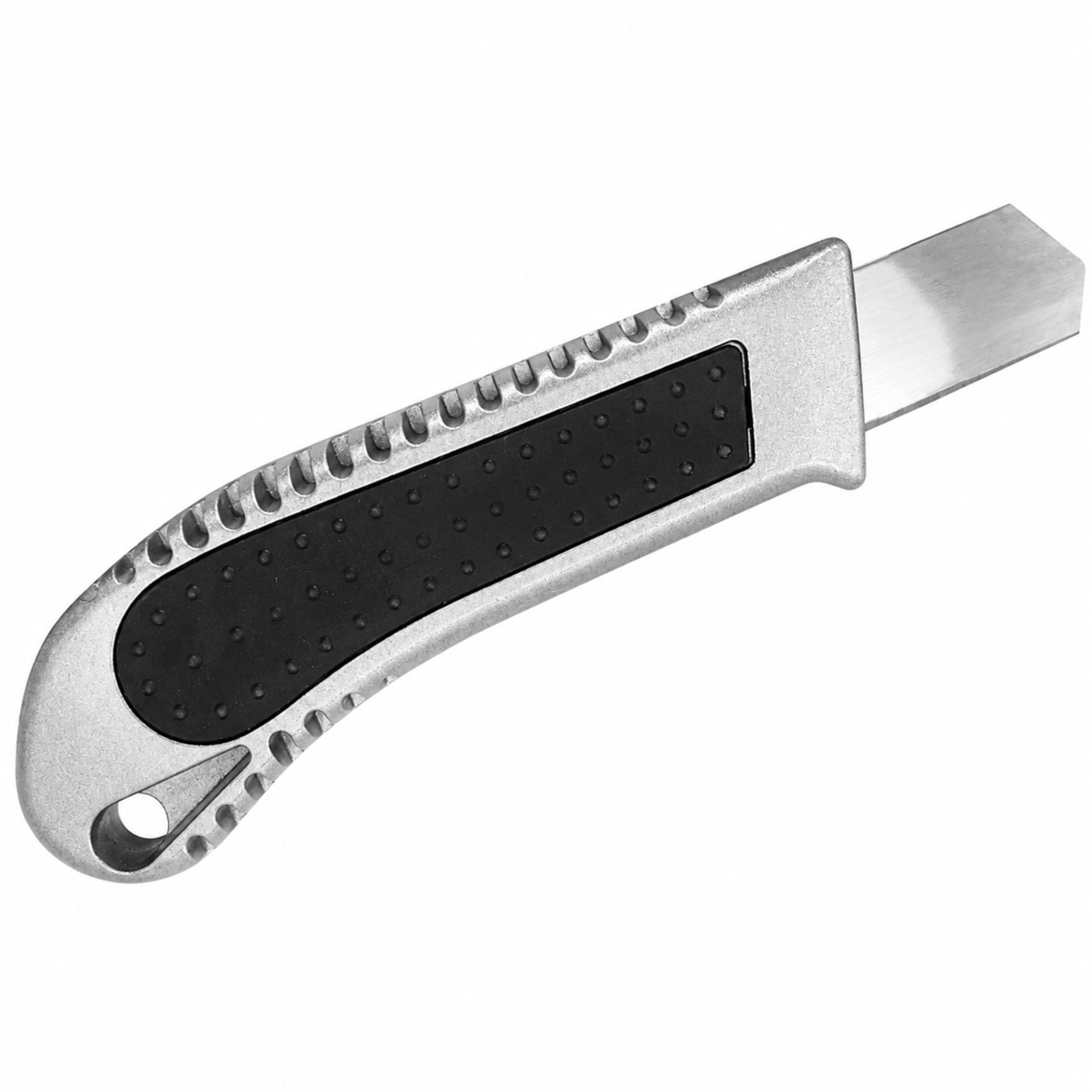 Aluminum Retractable Segment Knife With Lock Snap-off Blade 18 Mm