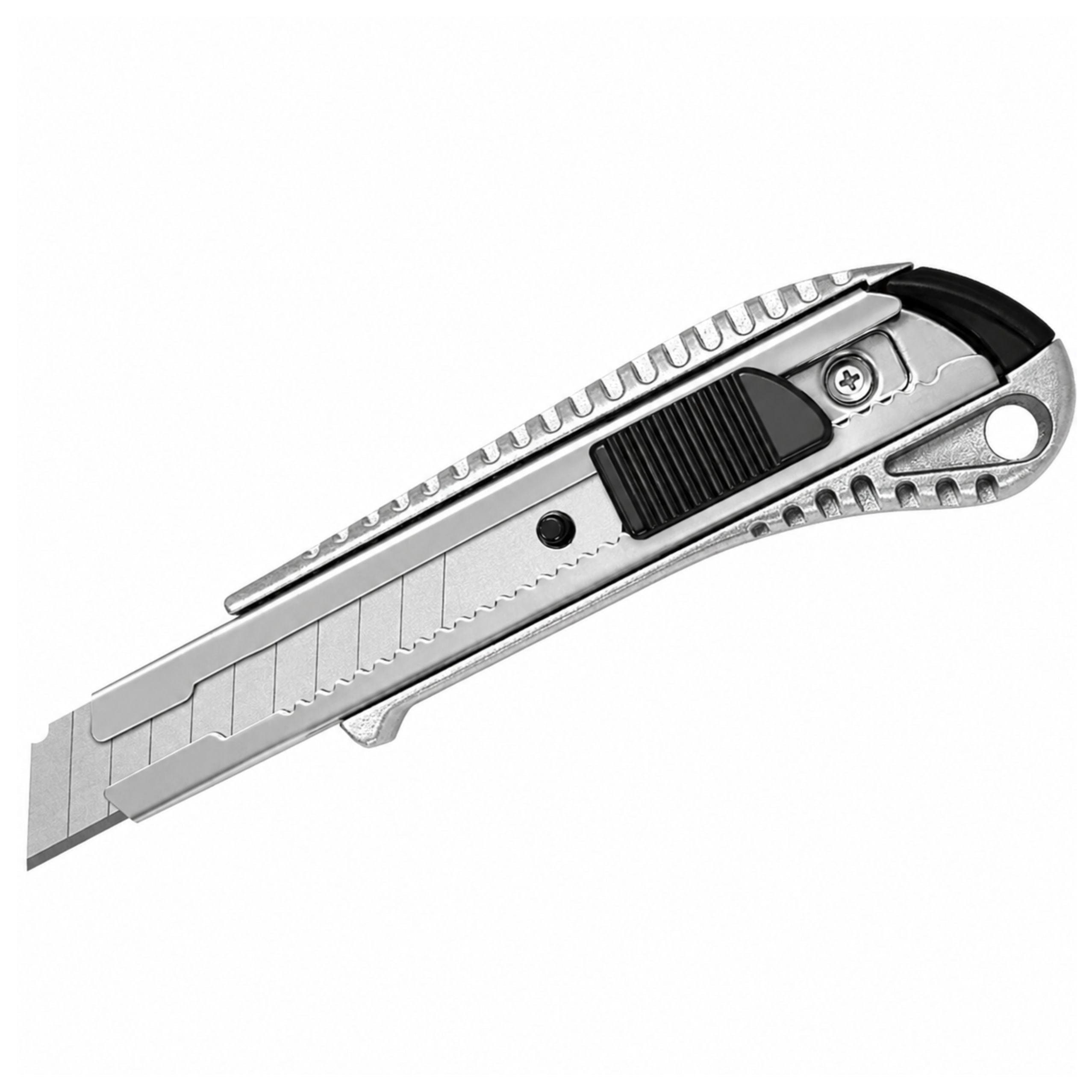 Aluminum Retractable Segment Knife With Lock Snap-off Blade 18 Mm