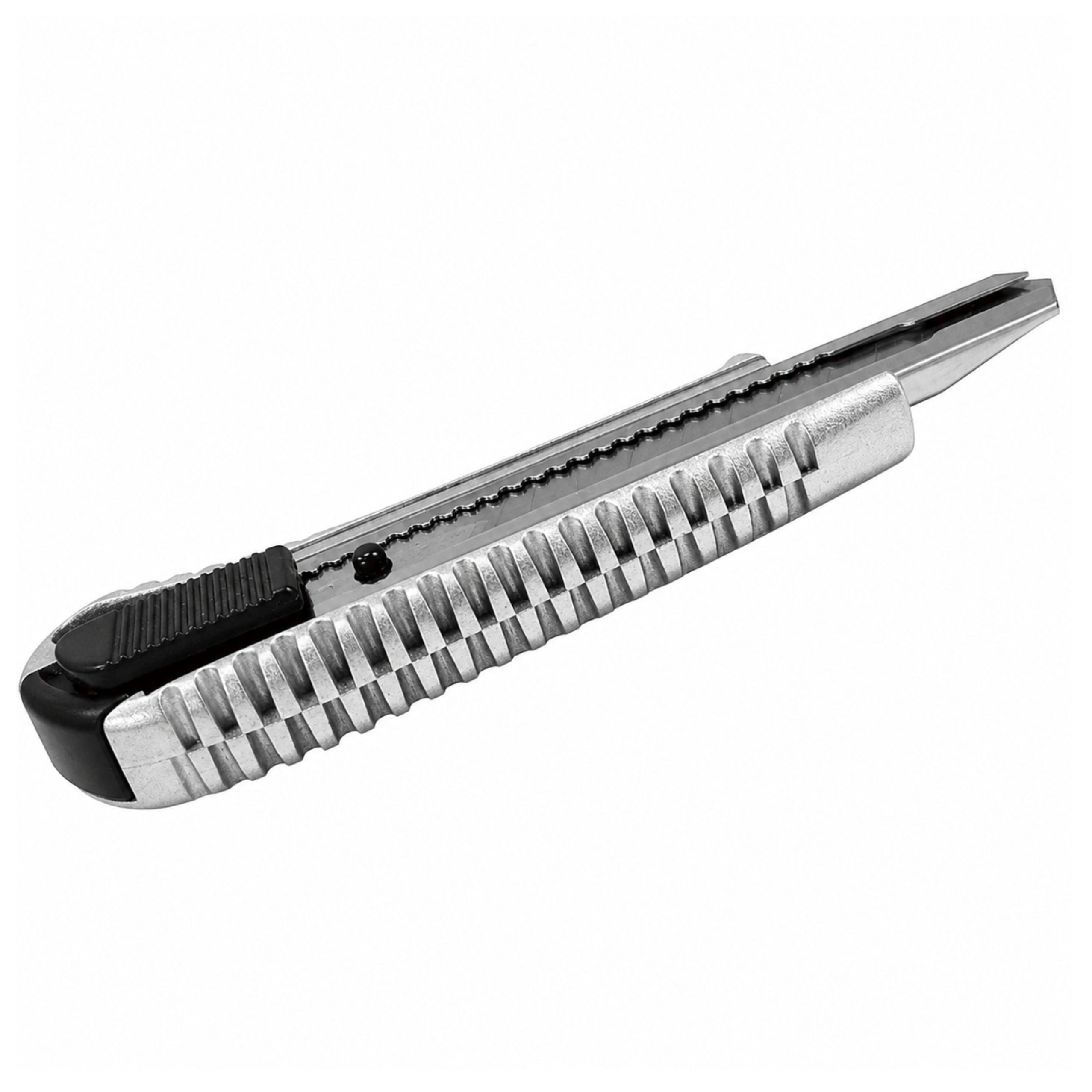 Aluminum Retractable Segment Knife With Lock Snap-off Blade 18 Mm