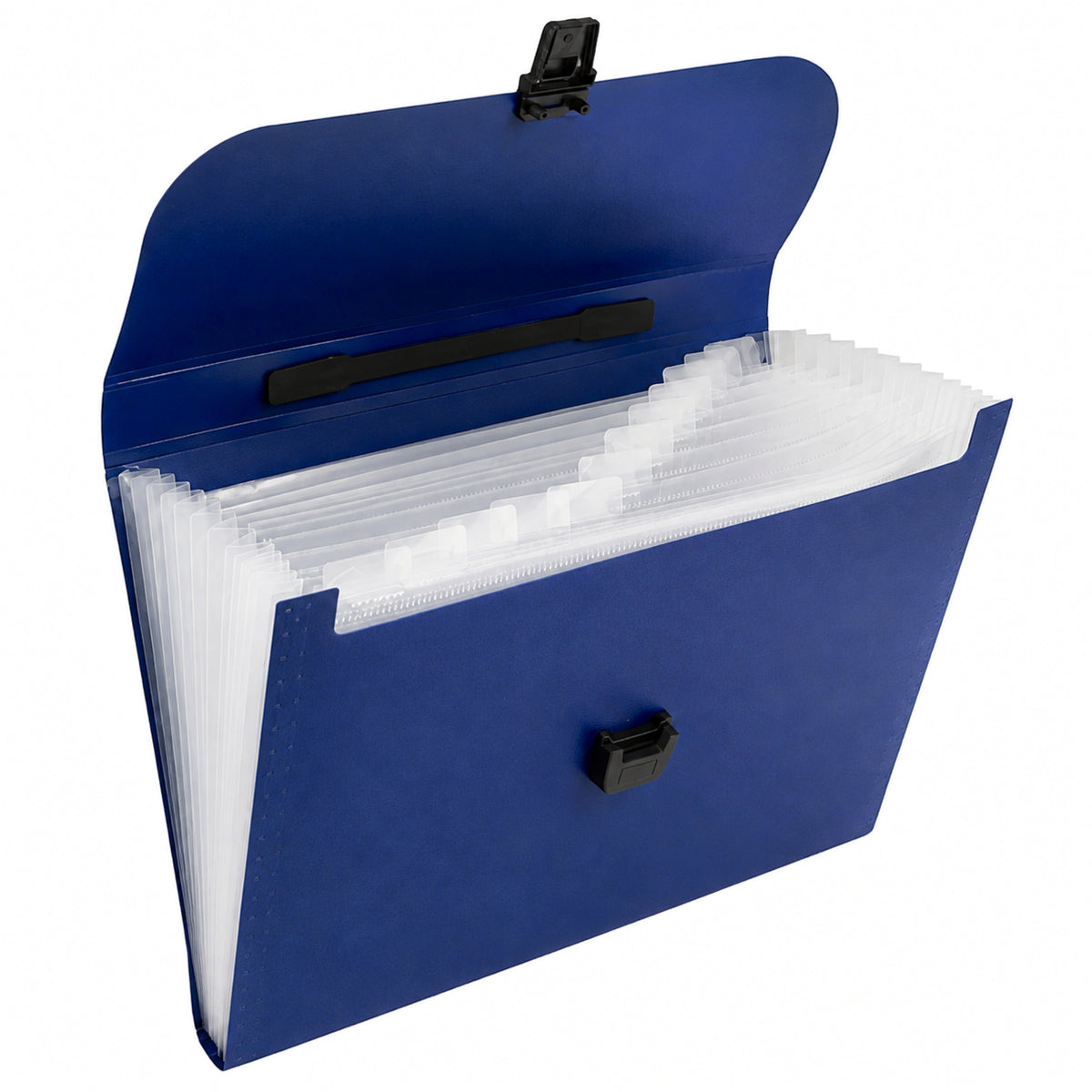 Ordner-Ordner, Dokumenten-Organizer, Halter, 13 Fächer, Blau, A4