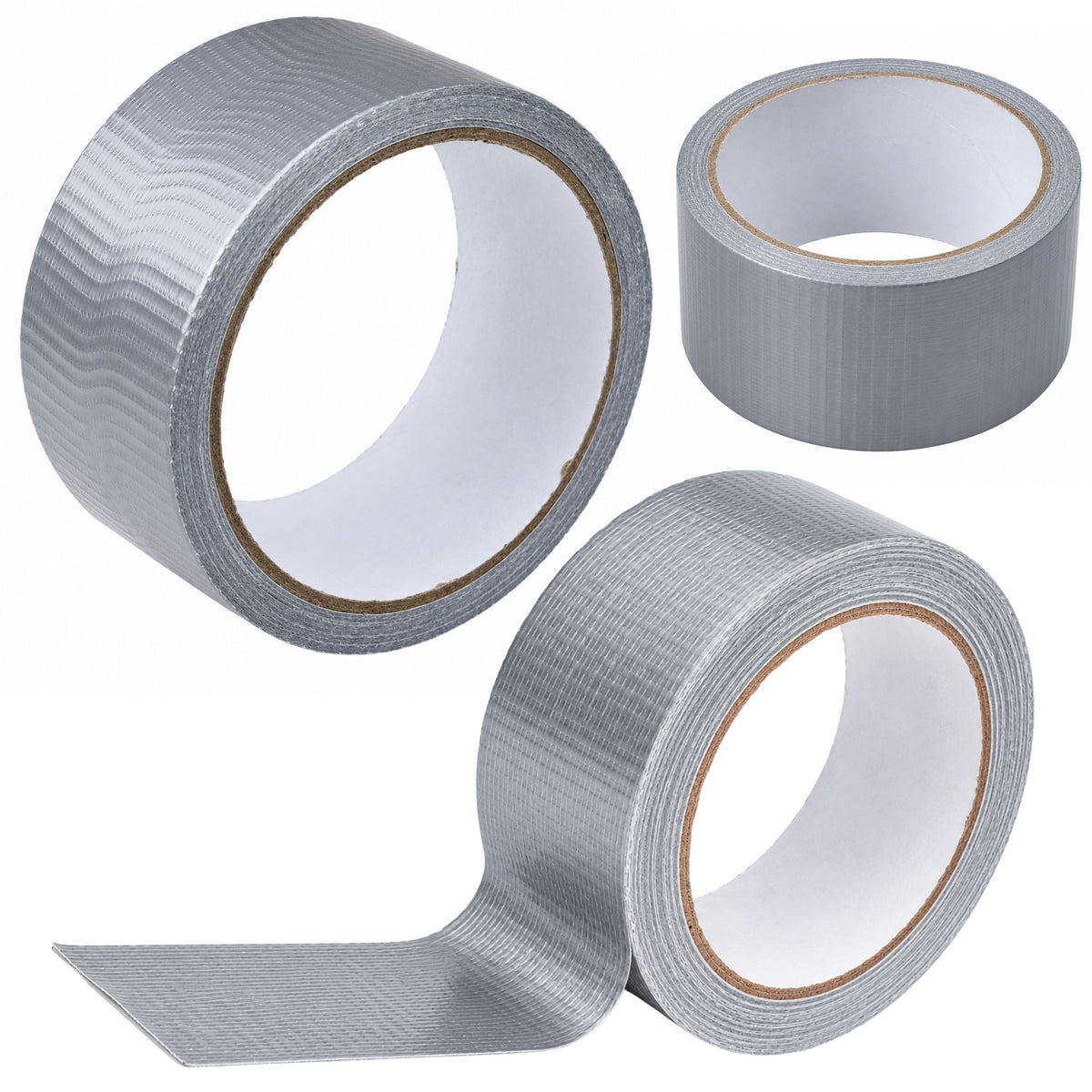 Gray Reinforced Repair Tape Strong Silver 48mm X 15m
