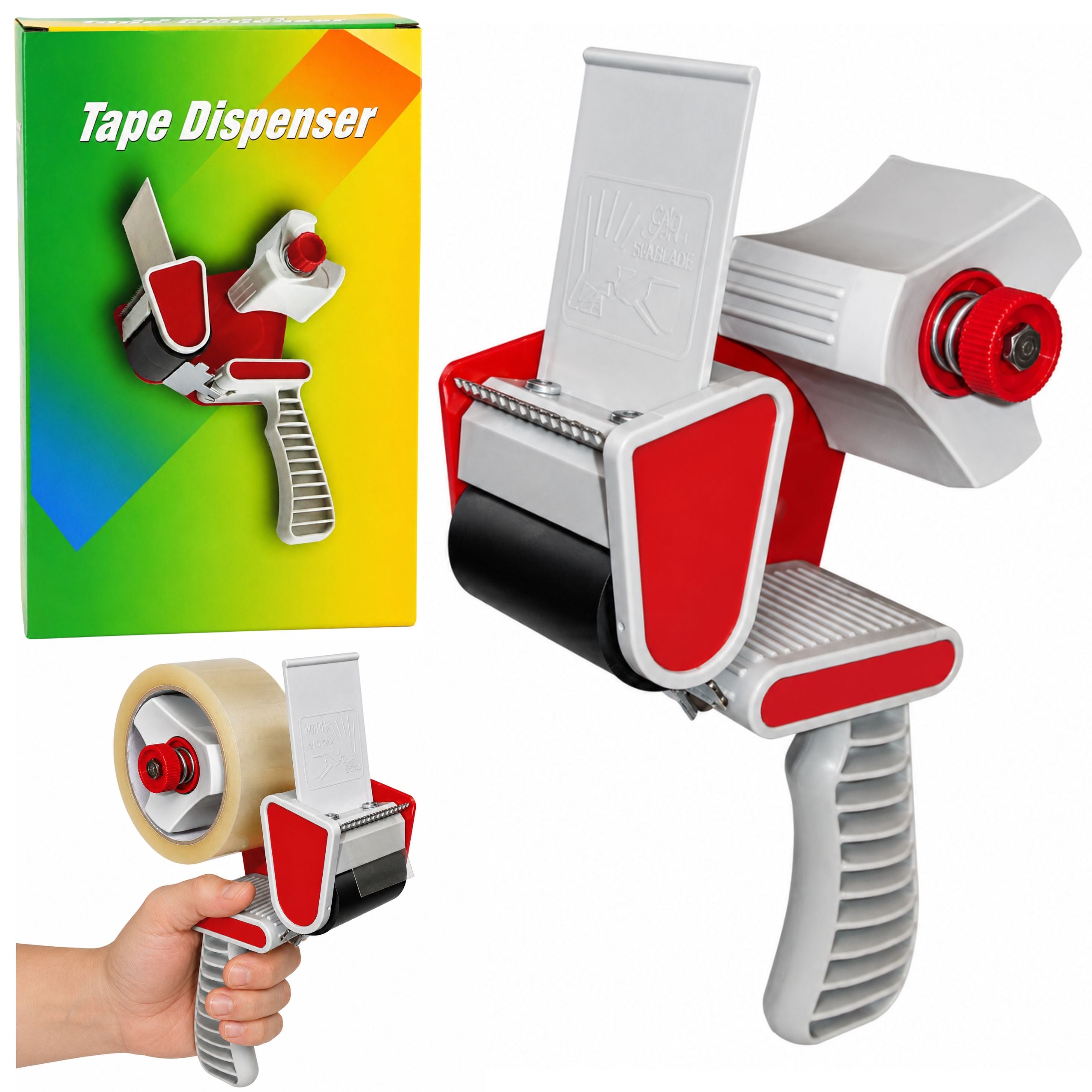 Manual Packing Tape Dispenser With Tensioner Width 50mm