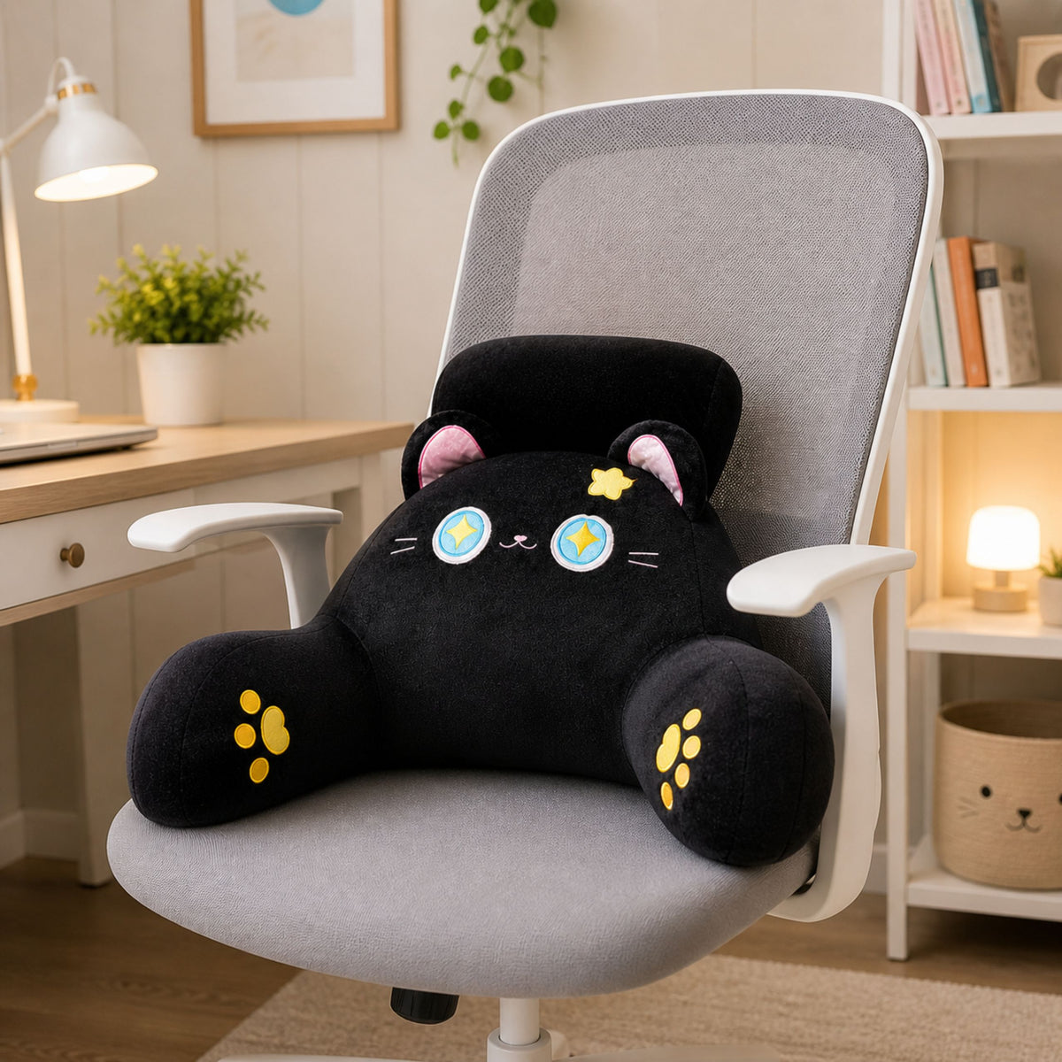 Dossier Fauteuil Support Dos Pour Fauteuil Lit Chat Noir 60 X 40 Cm