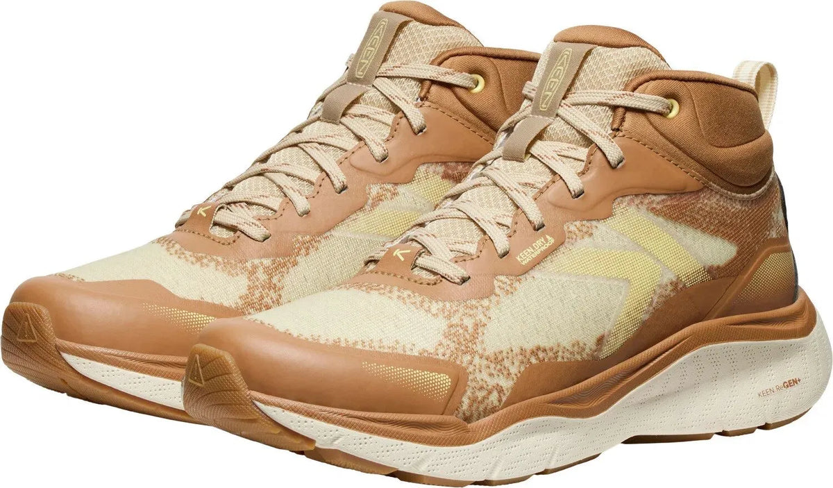 Calçados femininos Keen Wmns Leiki Mid Wp Safari/esquilo marrom