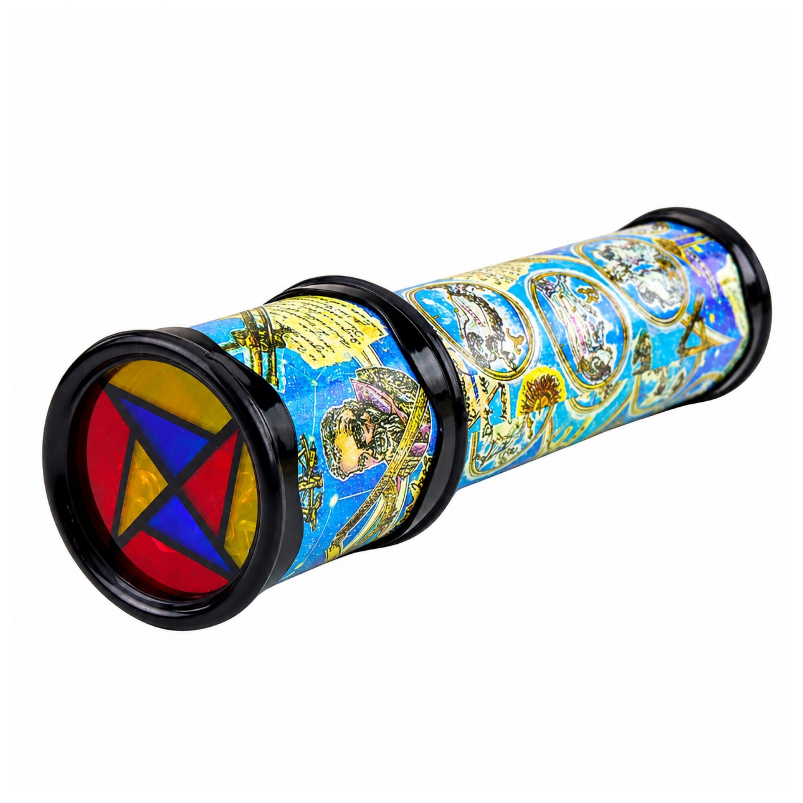 Children's Rotating Kaleidoscope Colorful Patterns Blue 21 X 5 Cm