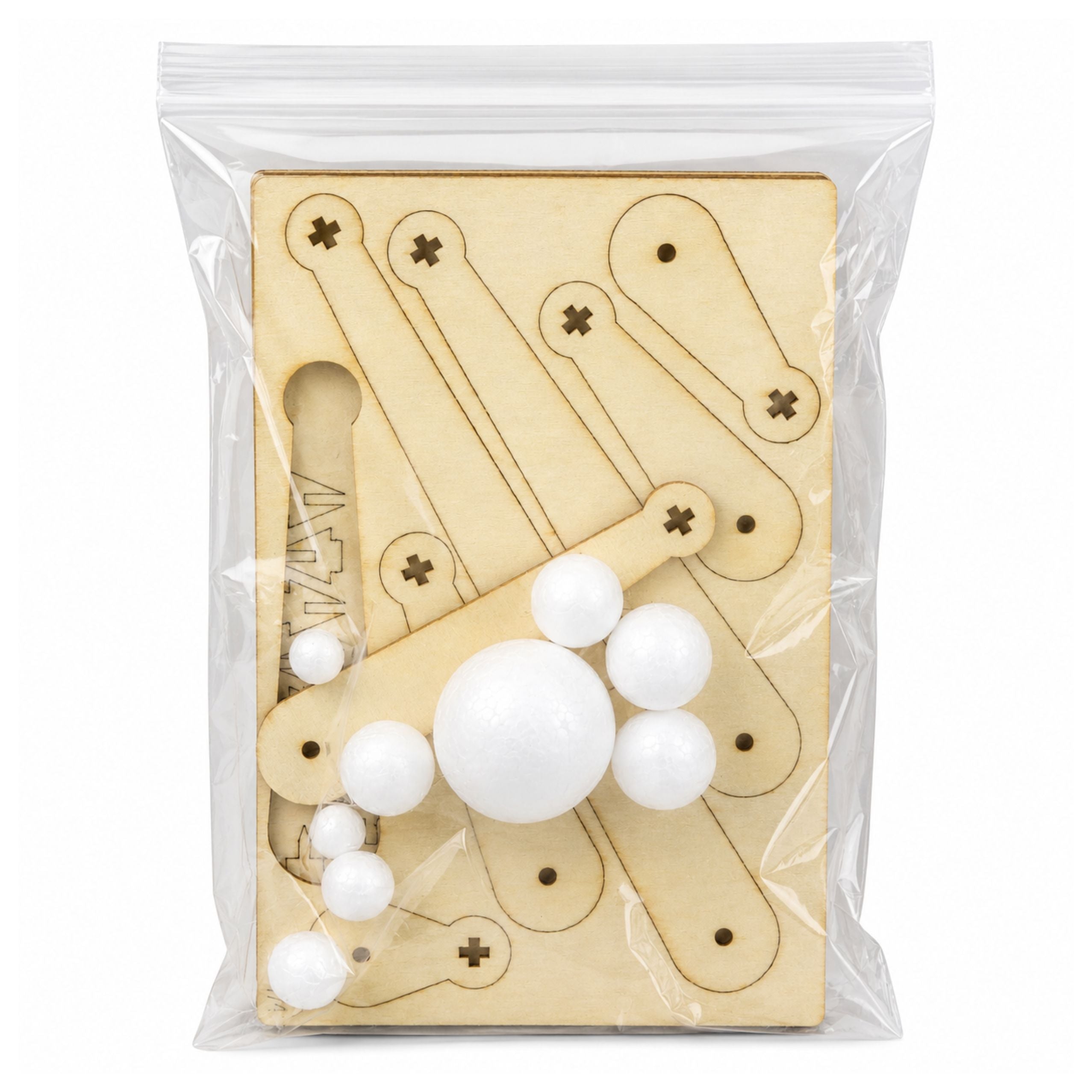 Wooden Solar System Model Planets Diy Educational Kit