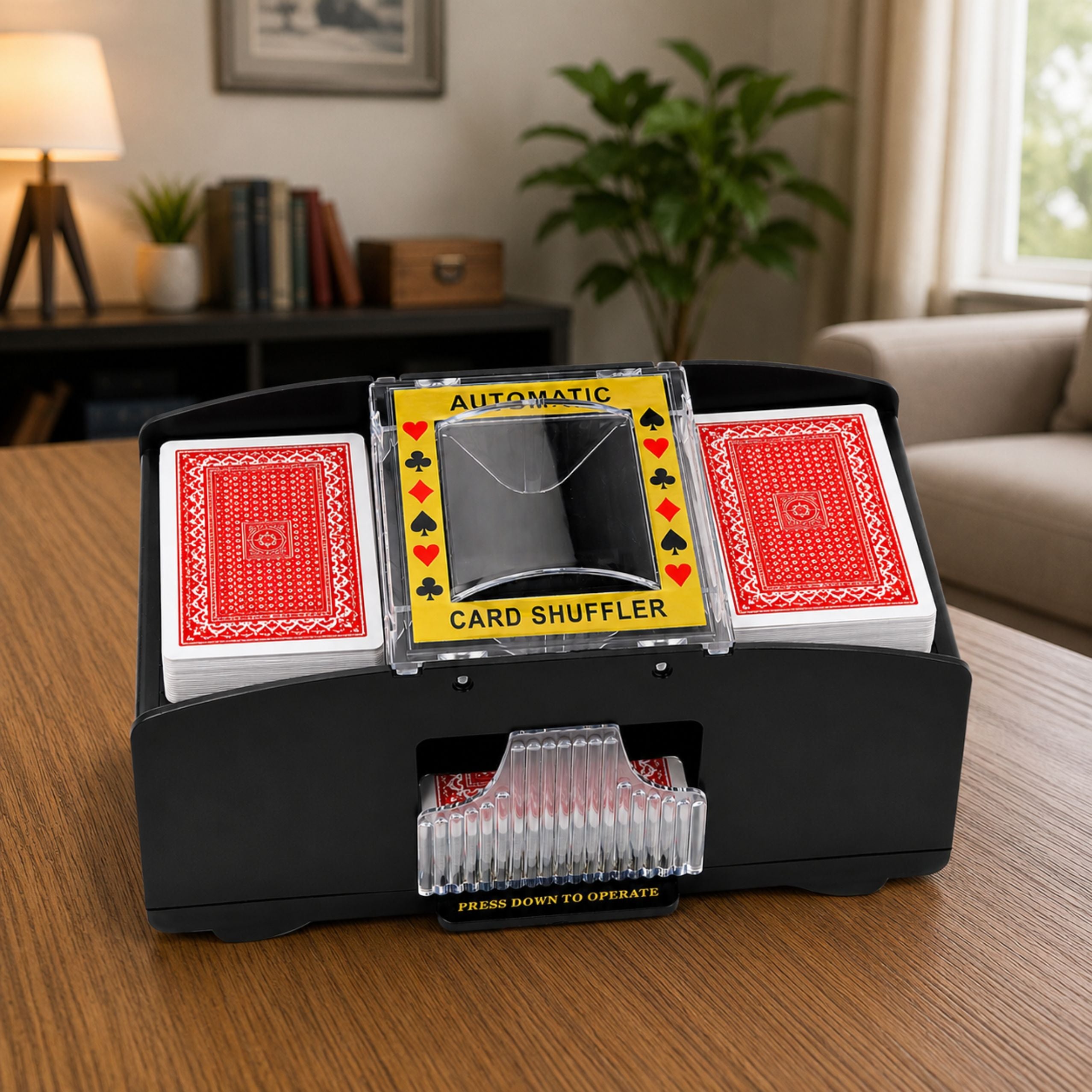Automatic Electronic Playing Card Shuffler Machine 2 Decks