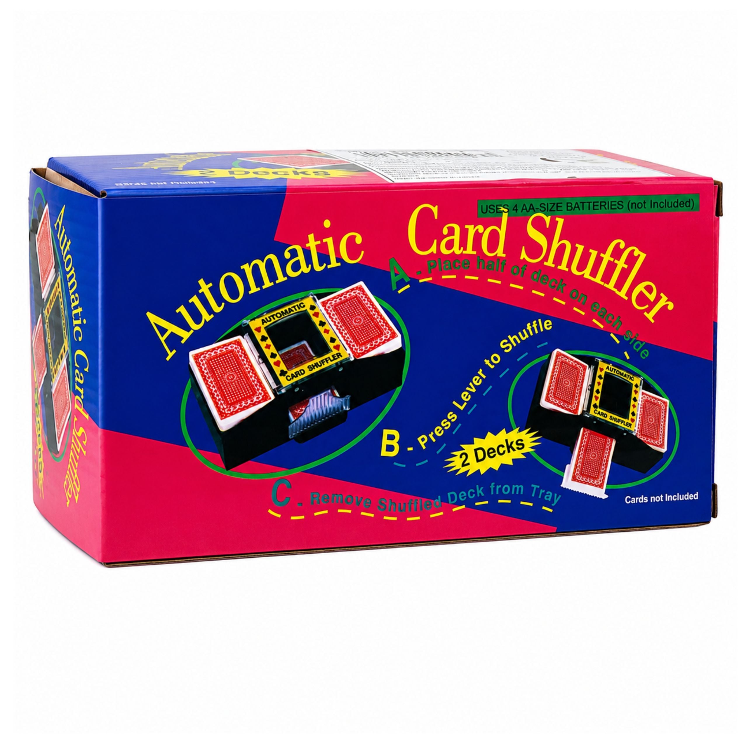 Automatic Electronic Playing Card Shuffler Machine 2 Decks
