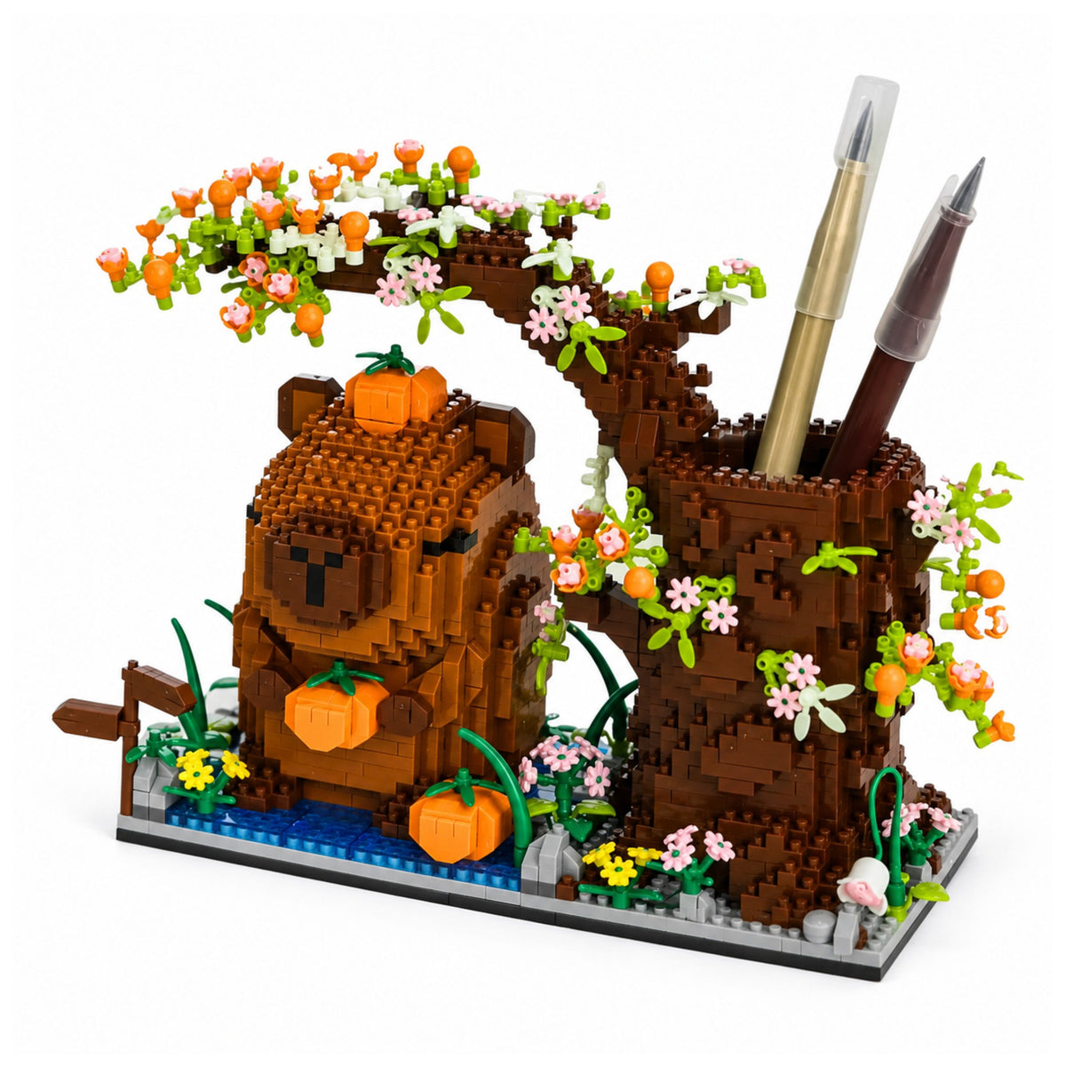 Capybara Building Blocks Tree Pen Organizer 1800 db.