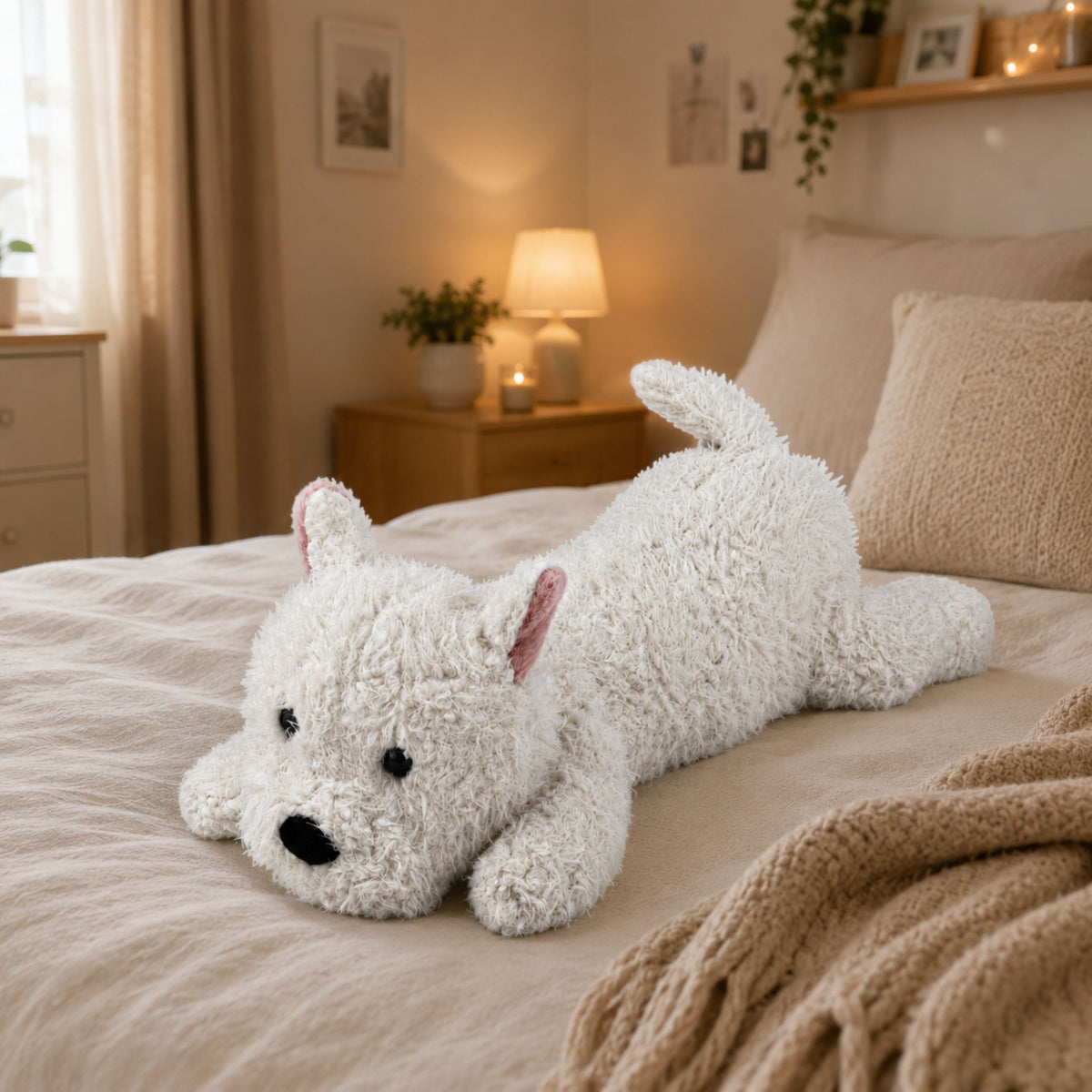 Plyšová hračka pre psíka West Highland White 40 cm