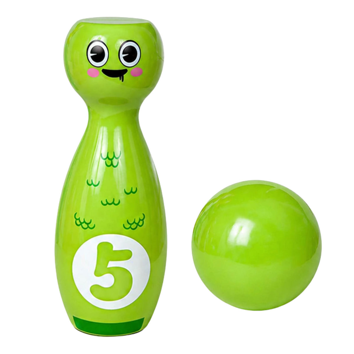 Bowling With Smiley Faces Educational Game For Children Skill Sports 10 Pcs.