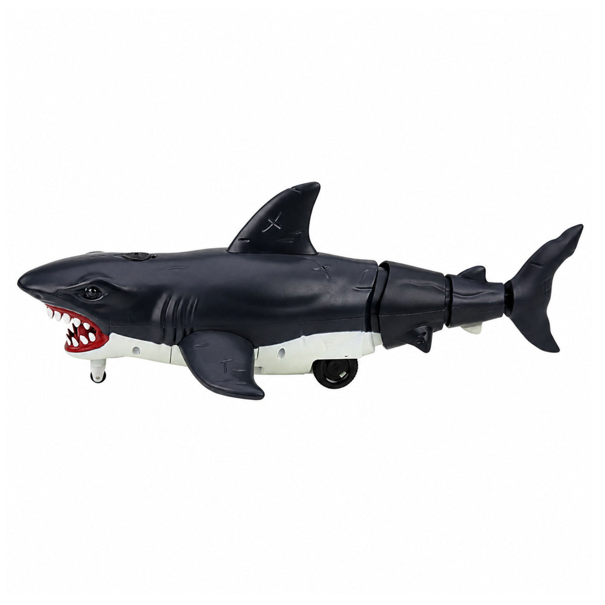 Rc Shark Plimbare cu telecomandă Mișcă farurile din spate Efect de fum Negru