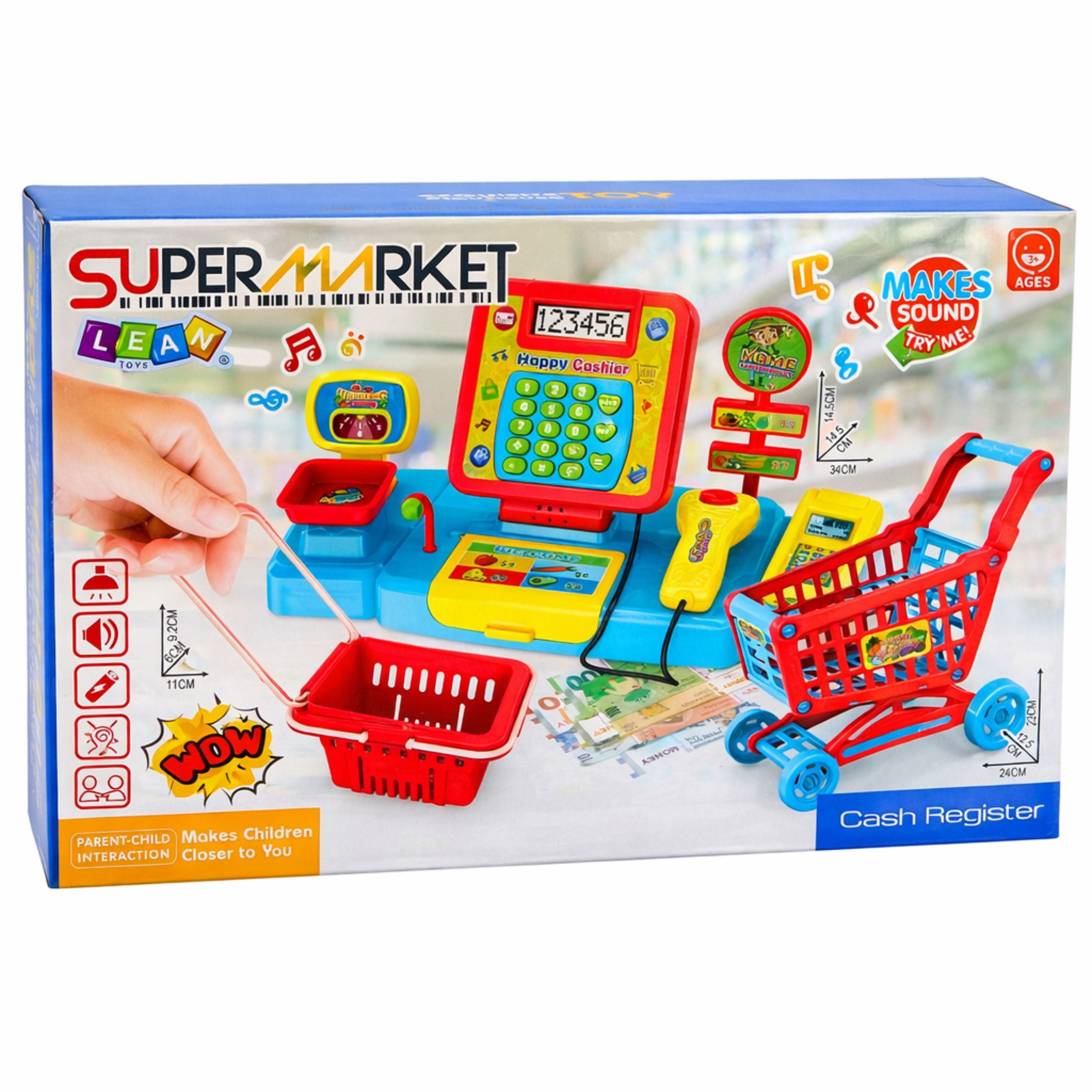Interactive Checkout Supermarket Trolley Scanner Scale Food Products
