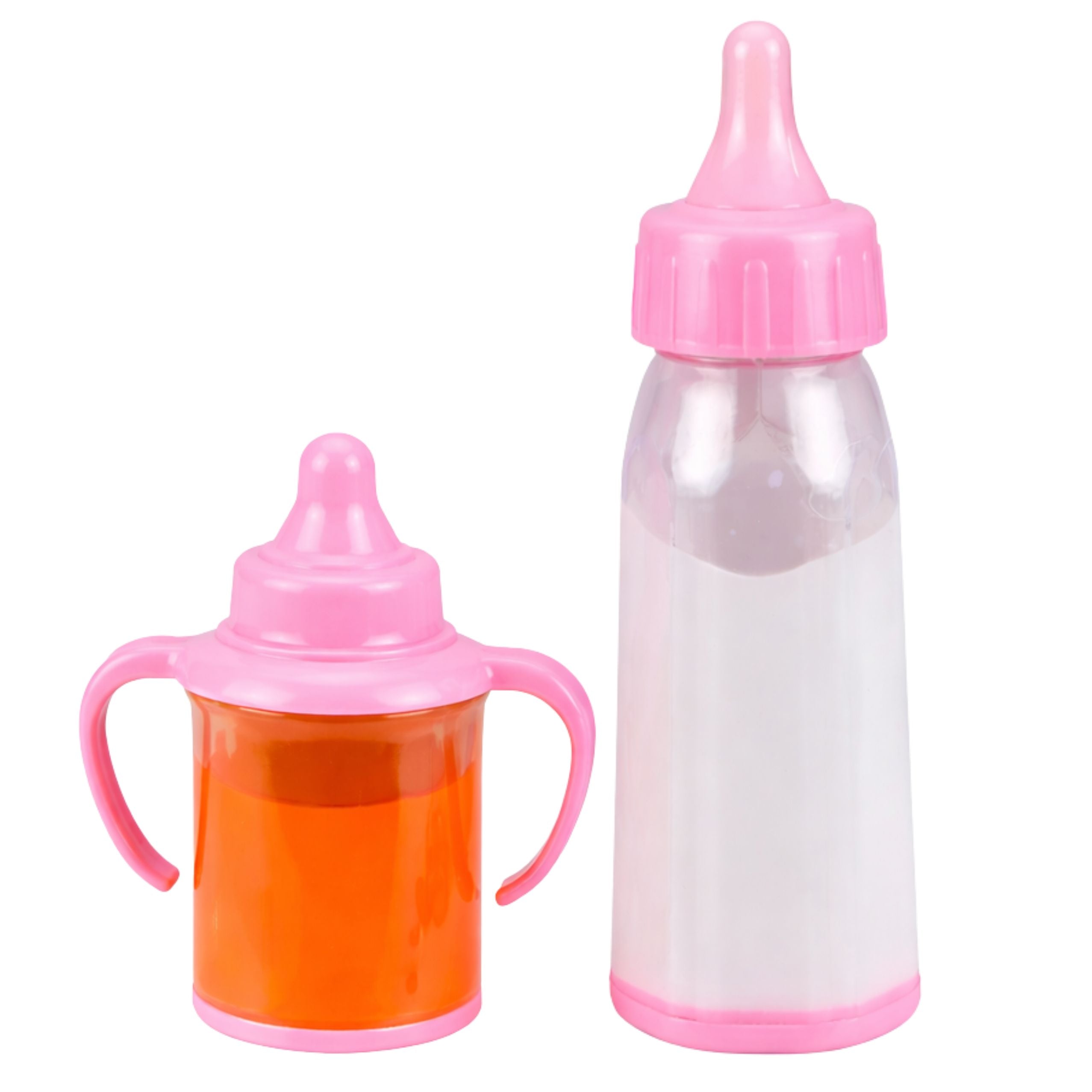 Baby Doll Bottles Juice Milk Pacifier Set 3 Pcs.
