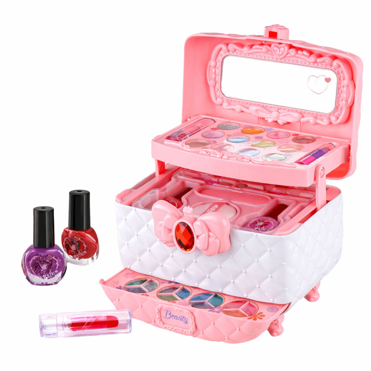 Set di bellezza per trucco e unghie Custodia per cosmetici per bambini