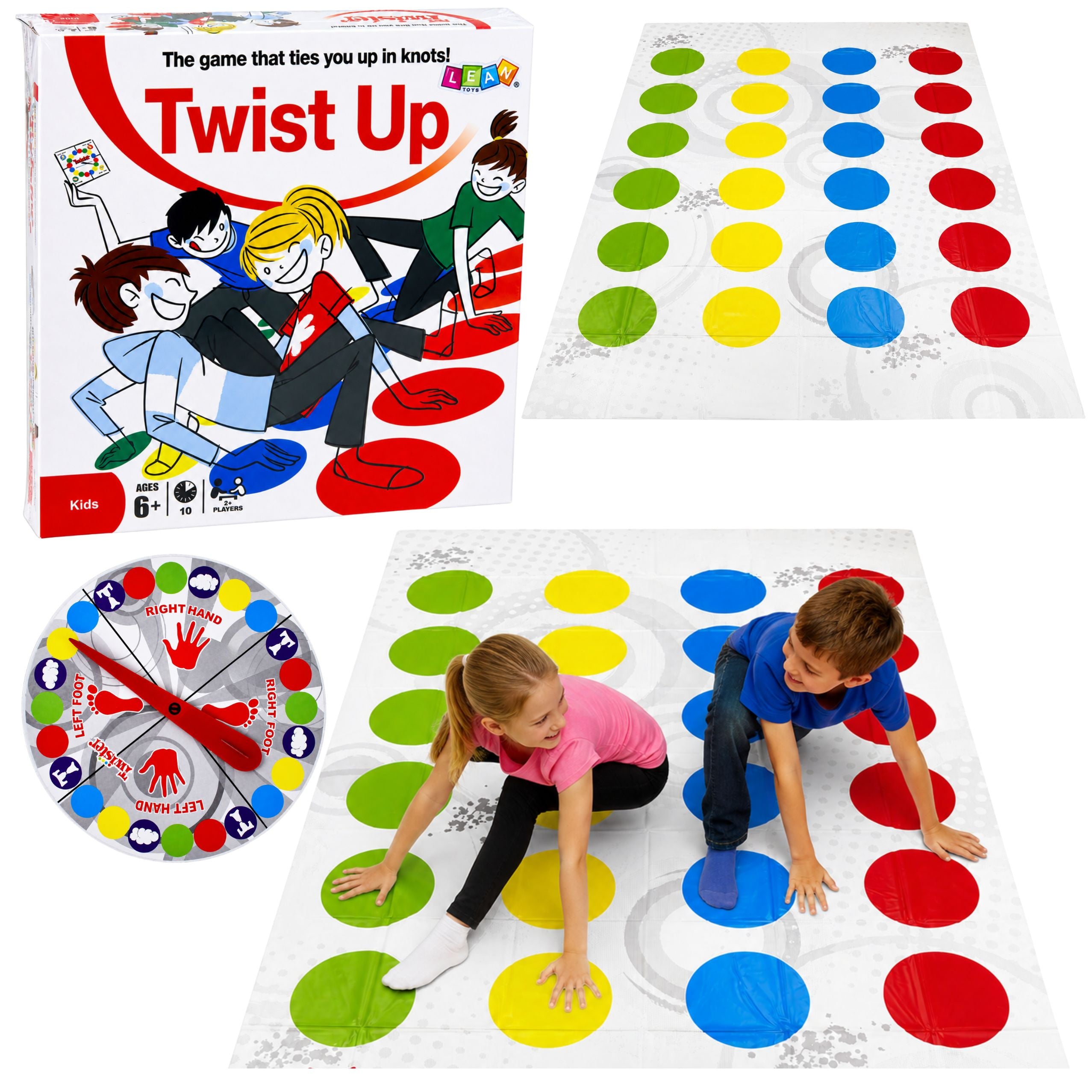 Twist Skill Game Family Movement Mat Social Randomizer