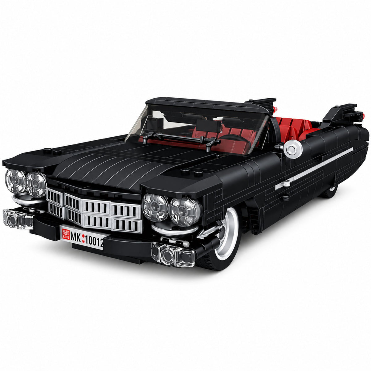 Cărămizi Construcții Mașină Clasică Cabrio Cadi-elrado Negru 1324 Buc.