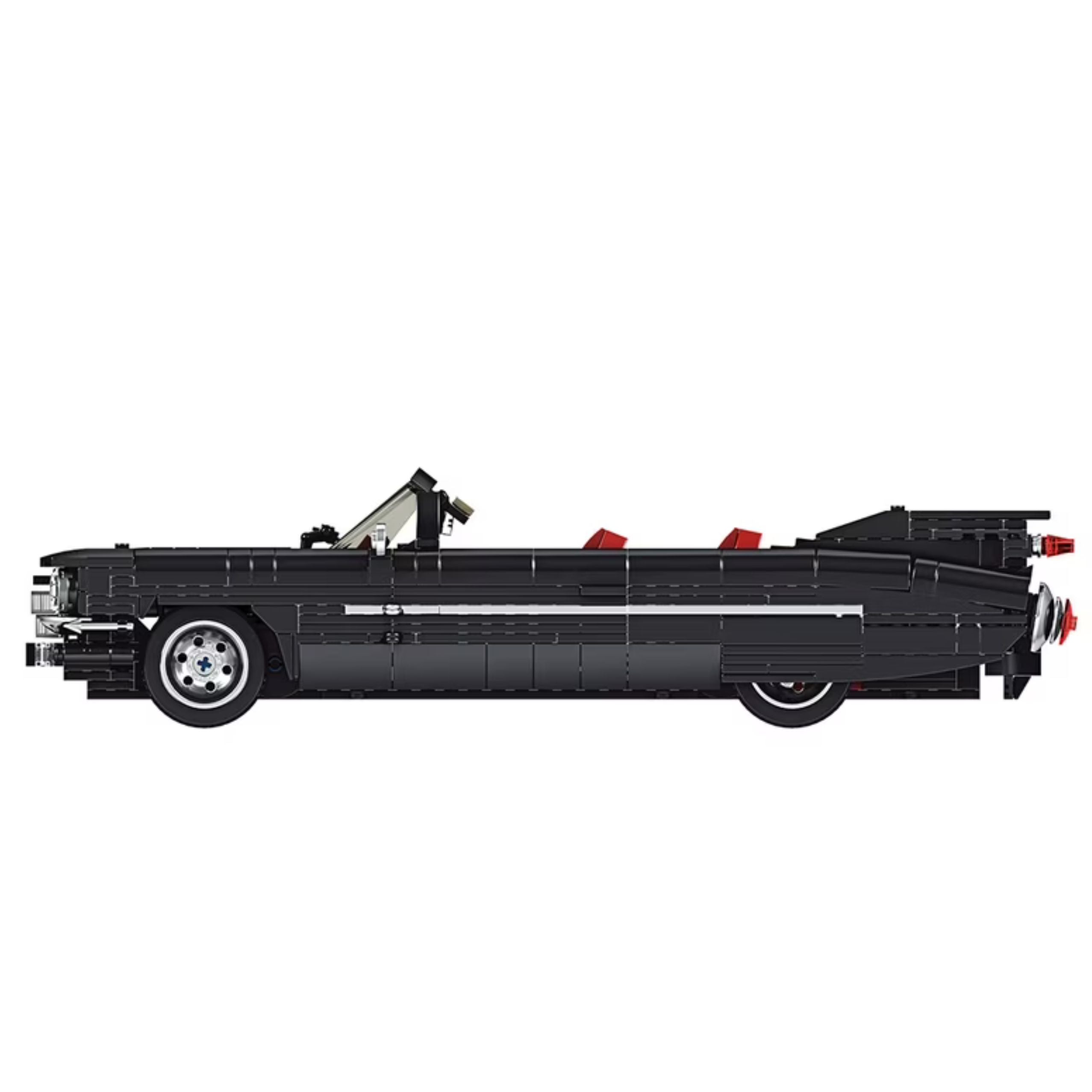 Construction Bricks Classic Car Cabrio Cadi-elrado Black 1324 Pcs.