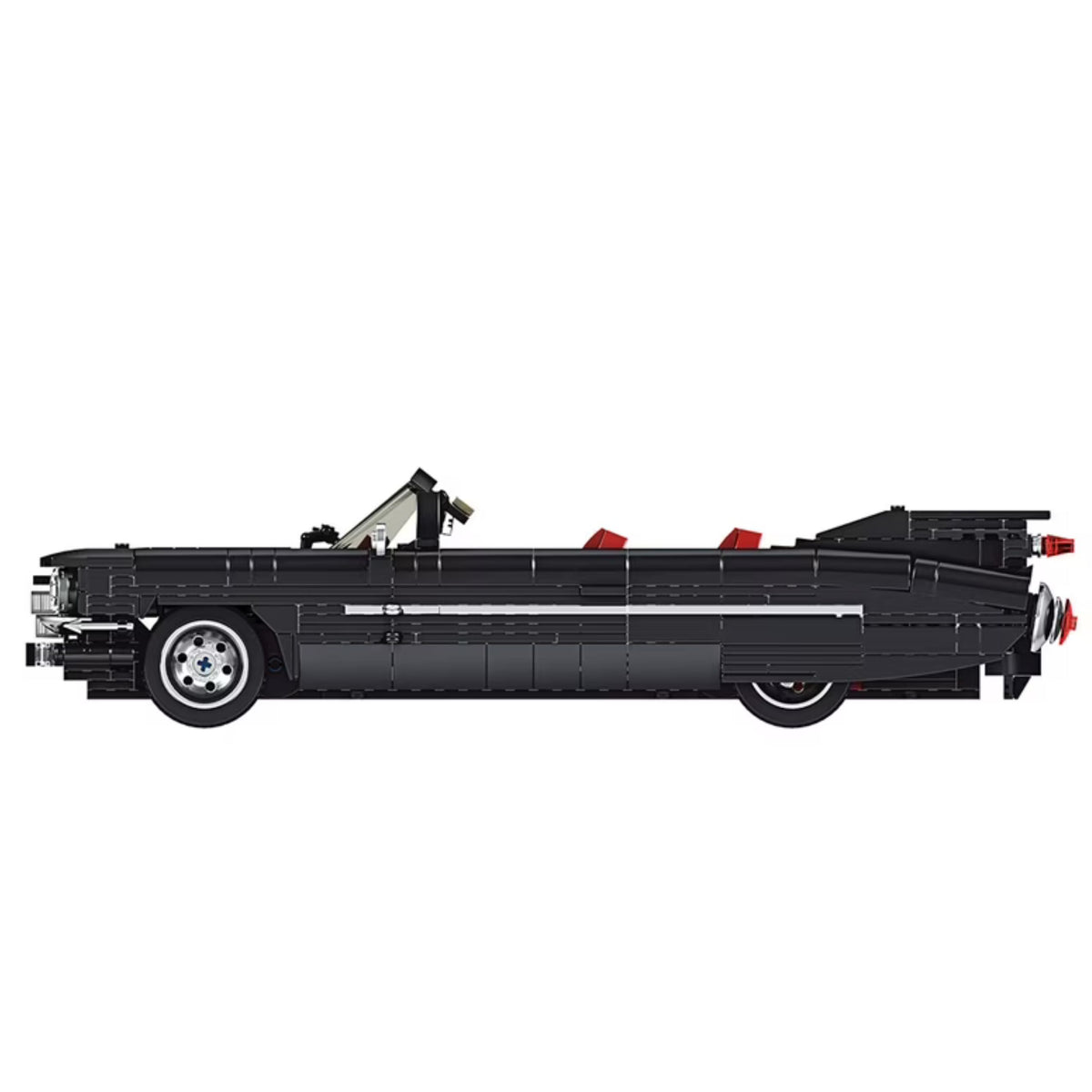 Cărămizi Construcții Mașină Clasică Cabrio Cadi-elrado Negru 1324 Buc.