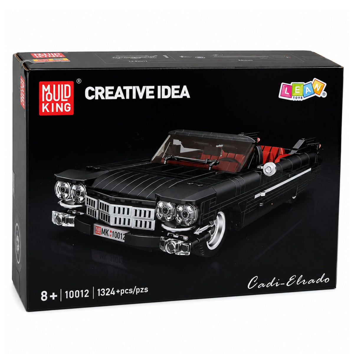 Cărămizi Construcții Mașină Clasică Cabrio Cadi-elrado Negru 1324 Buc.