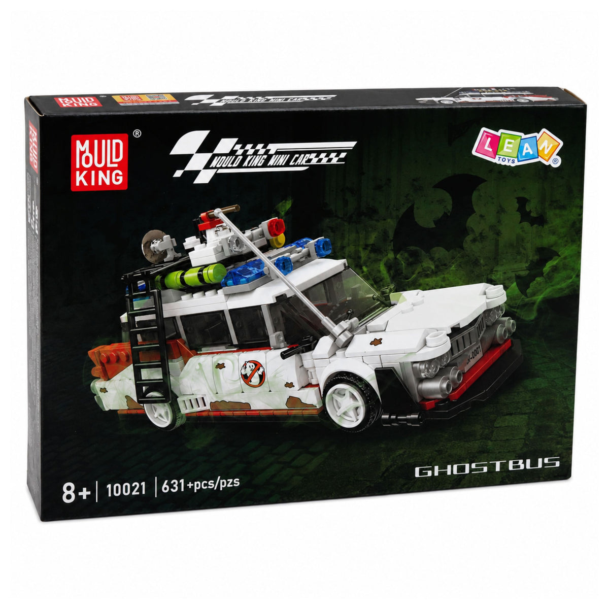Building Blocks Car Ghost Bus White 631 Pcs.