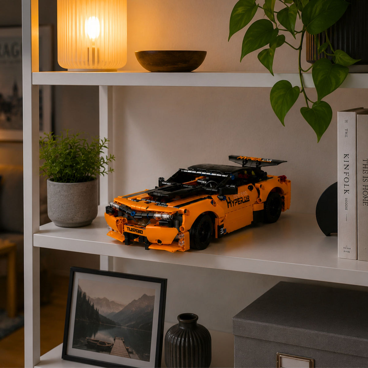 Rc Auto Ferngesteuerte Bauklötze Orange 545 Stk.