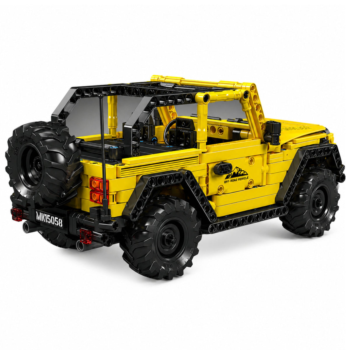 Mattoncini da Costruzione Auto Fuoristrada Wrangler Giallo 746 Pz.