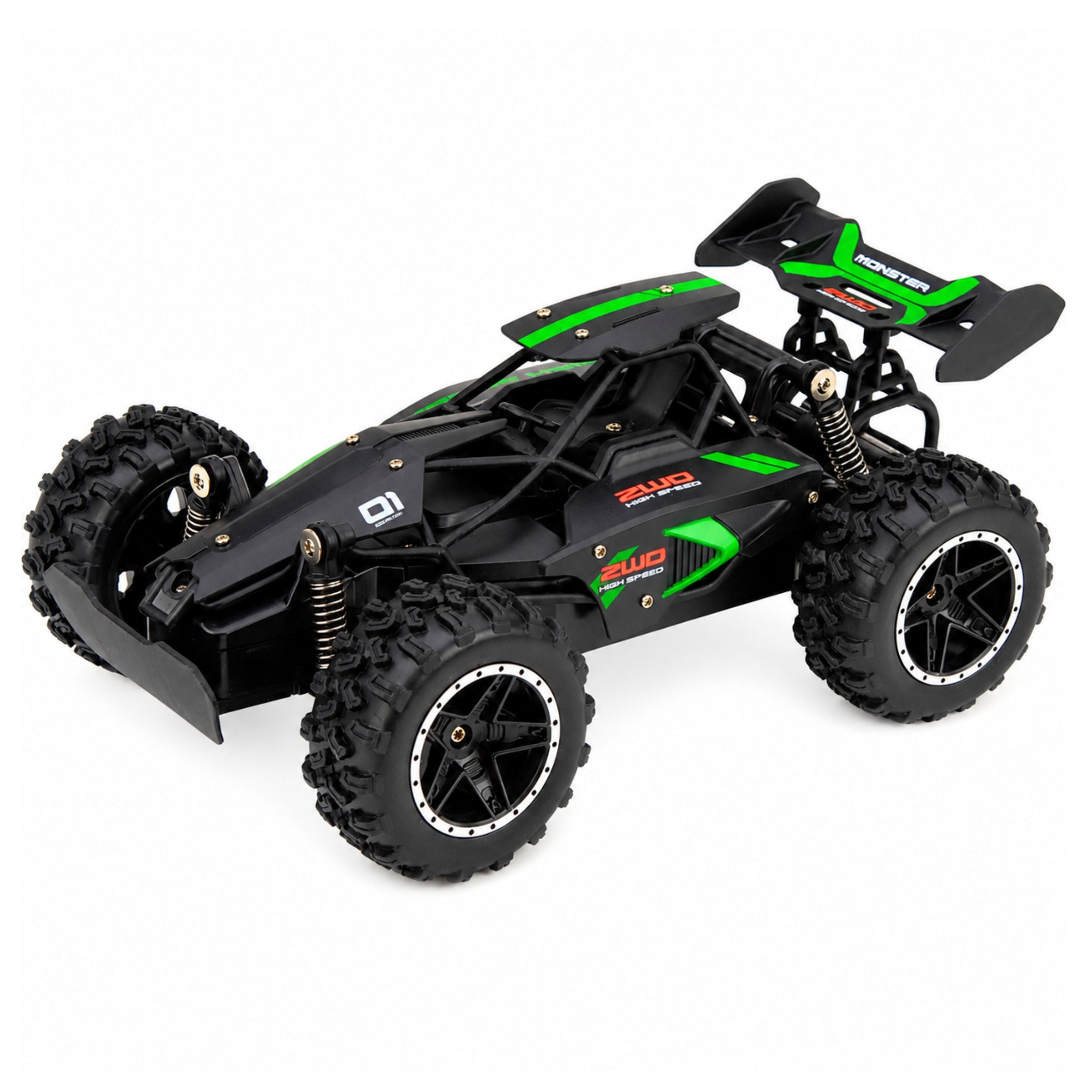 Rc Off-road Climbing Car Remote Controlled Black 1:18 15 Km/h