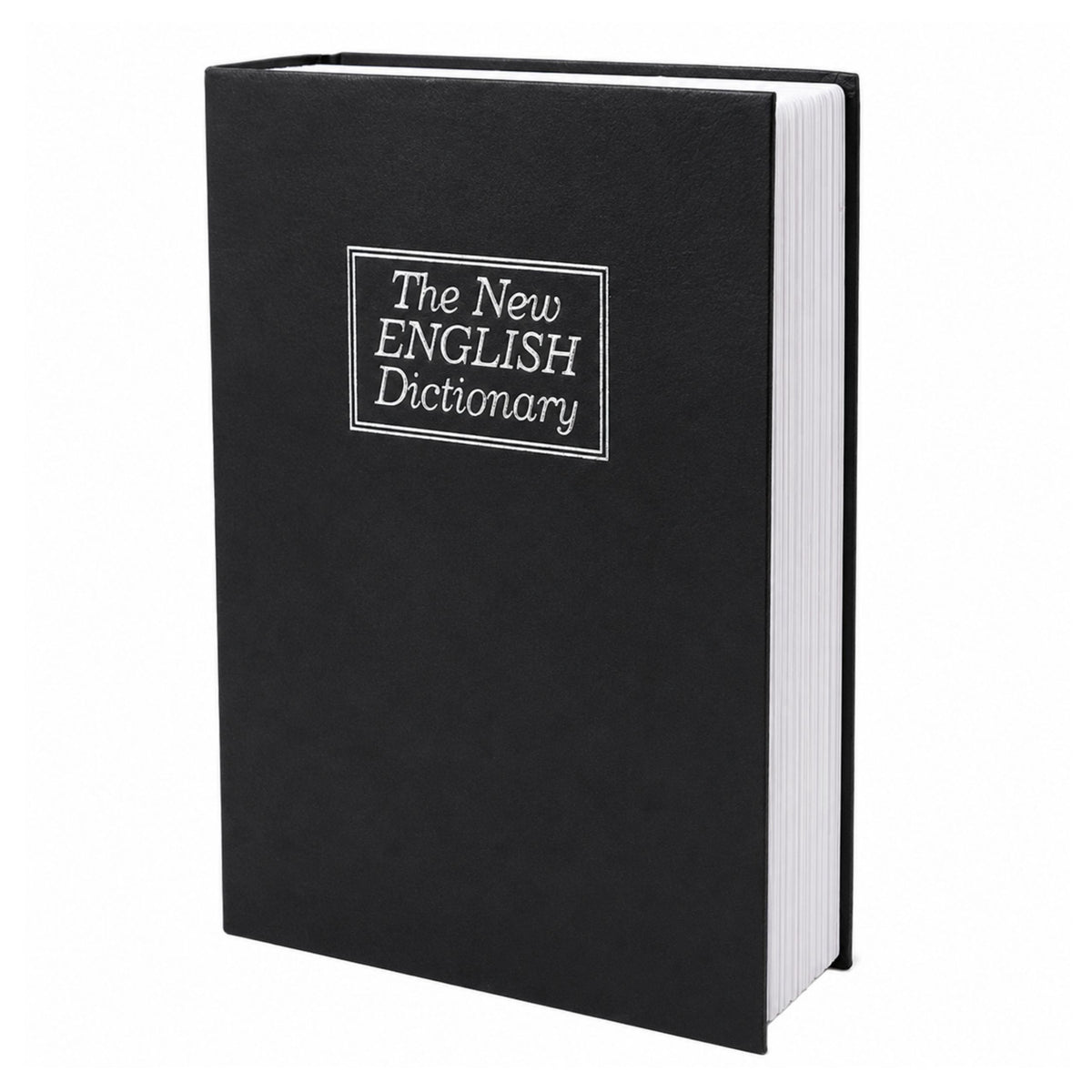 Caja Fuerte En Forma De Libro Con Estuche Para Llaves Negro 18x12 Cm