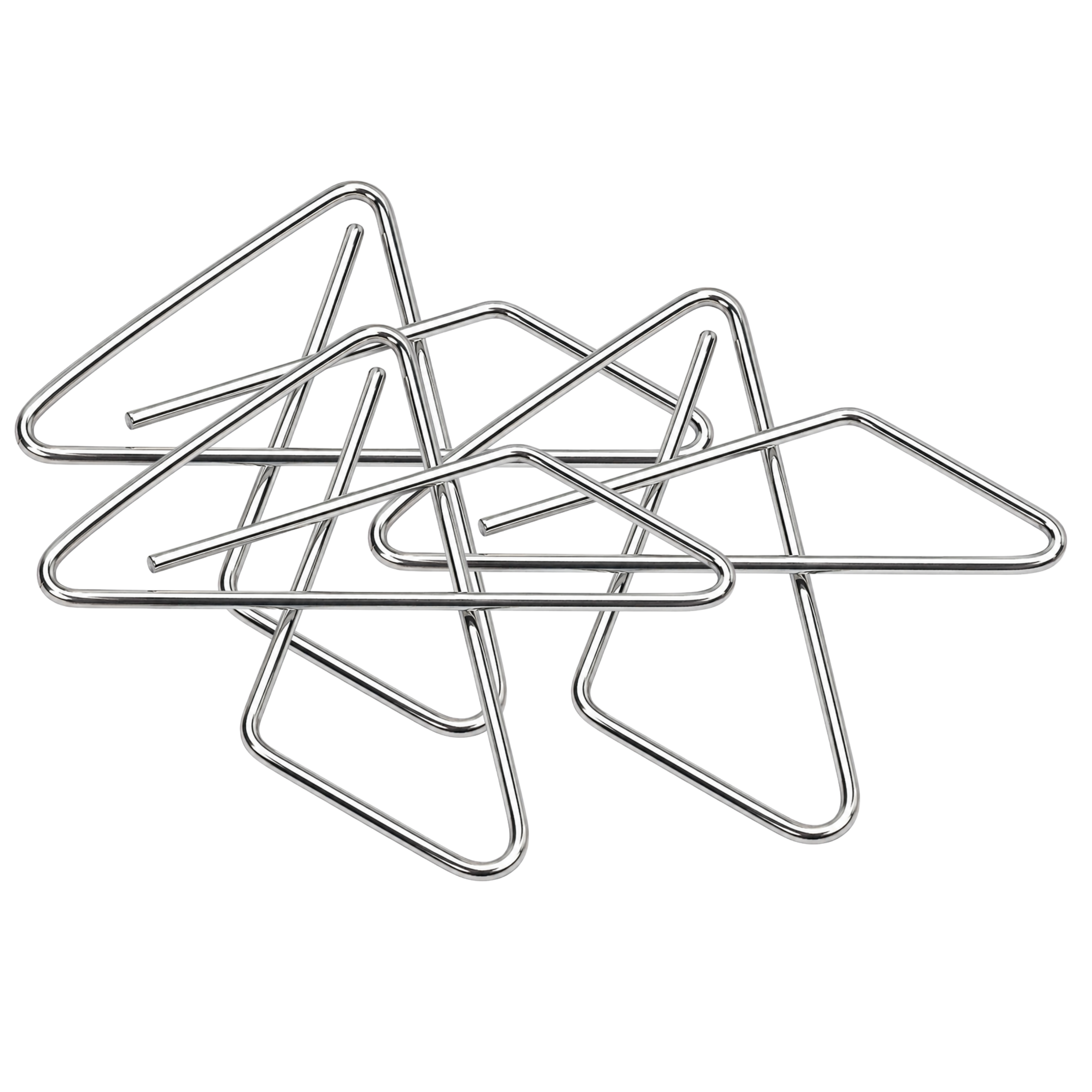 Metal Butterfly Cross Clips For Office Documents 32 Mm 50 Pcs.