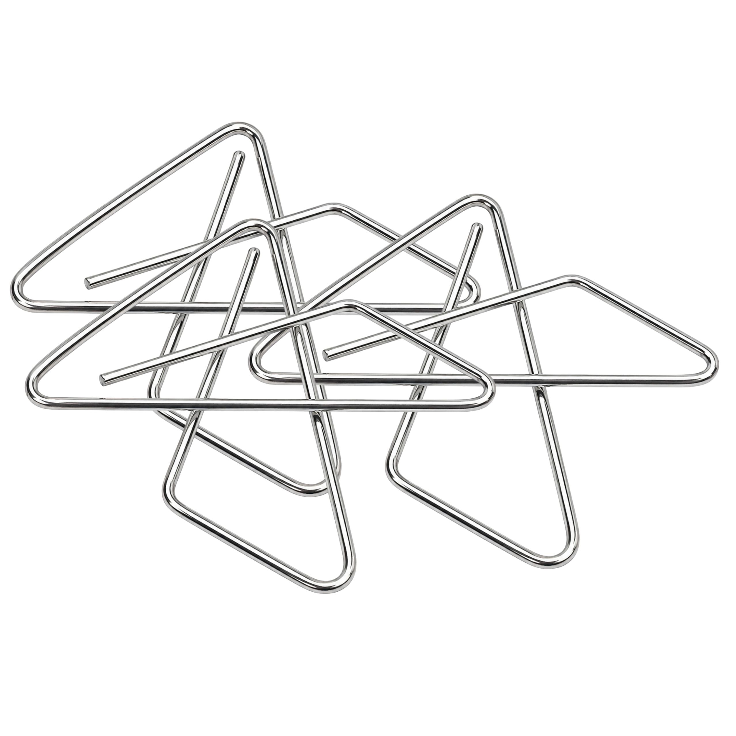 Metal Butterfly Cross Clips For Office Documents 28 Mm 50 Pcs.
