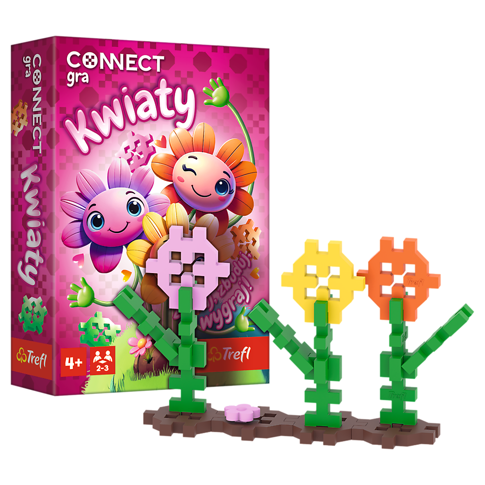 Game – Connect Flowers - Trefl 02887