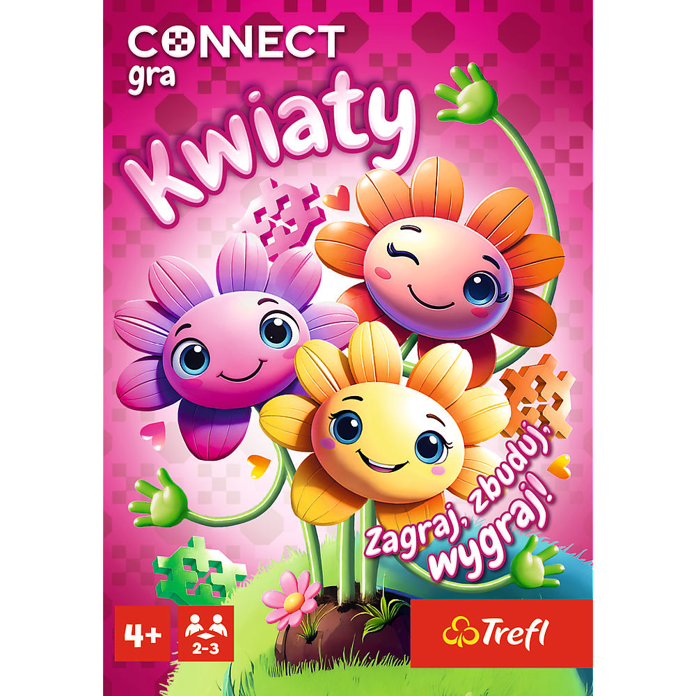 Game – Connect Flowers - Trefl 02887