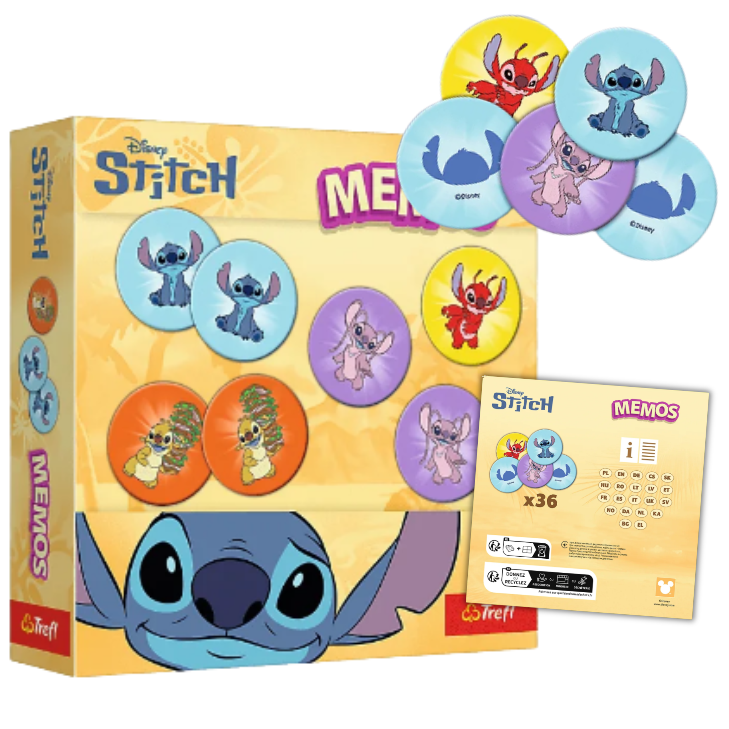 Memos Game – Lilo & Stitch – Trefl 02899