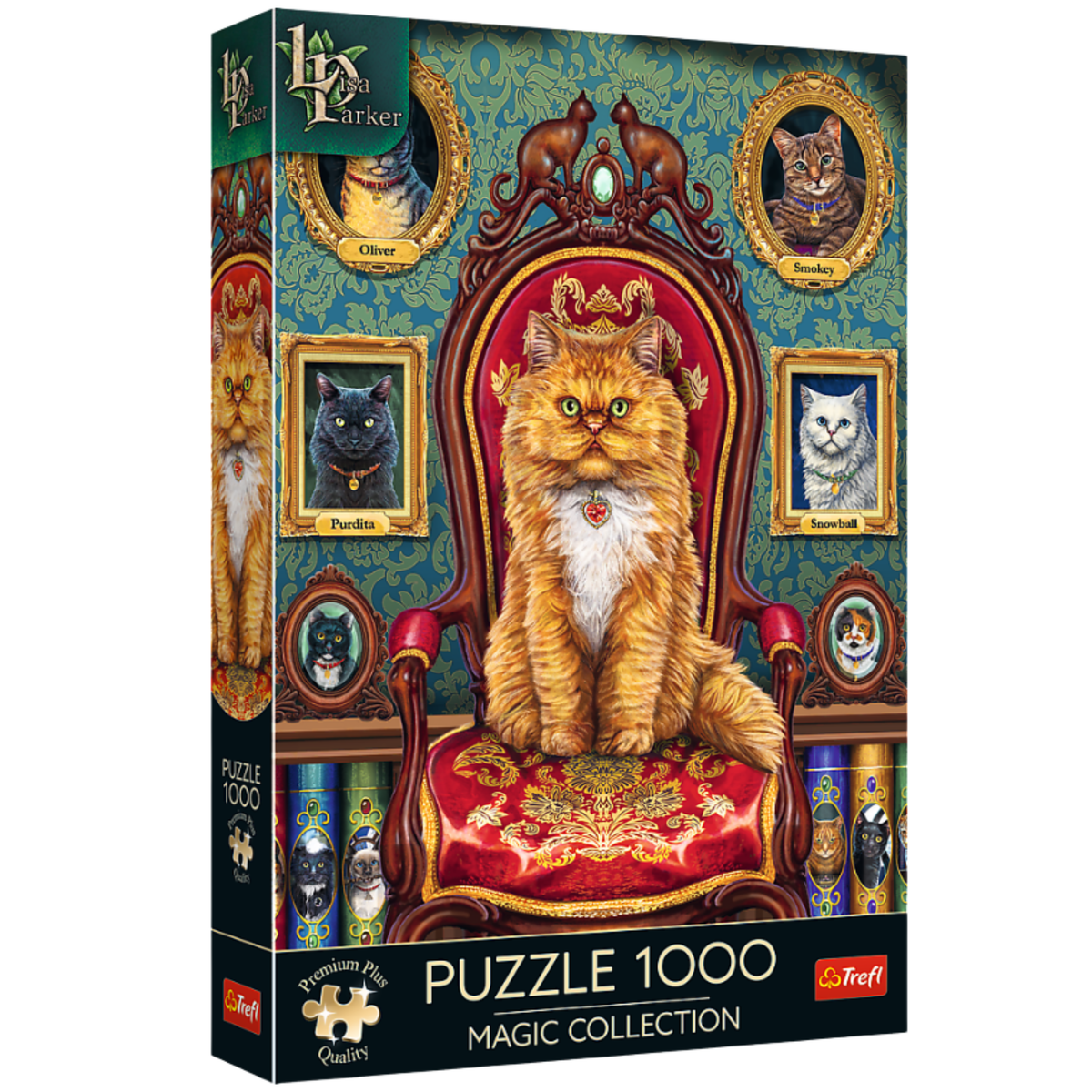 Puzzle - 1000 - Premium Plus – Magic Collection: Cat Mania – Trefl 10896