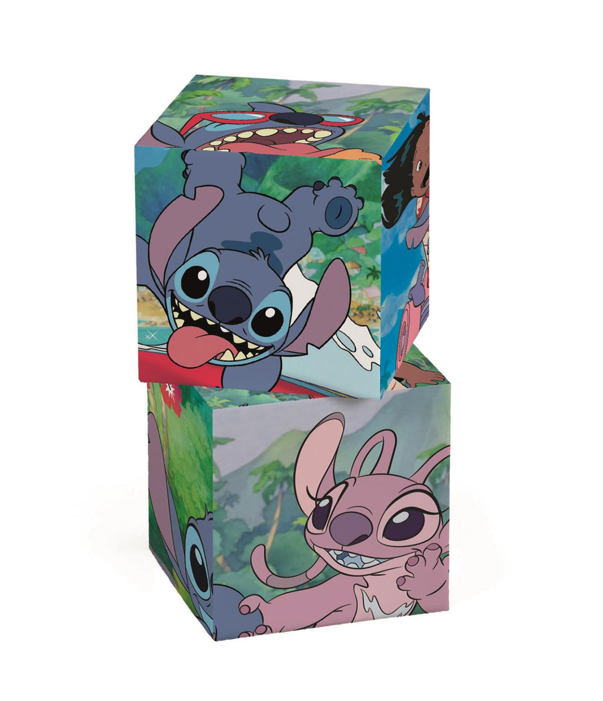 Puslespil 12 terningblokke Disney Stitch Clementoni 41347