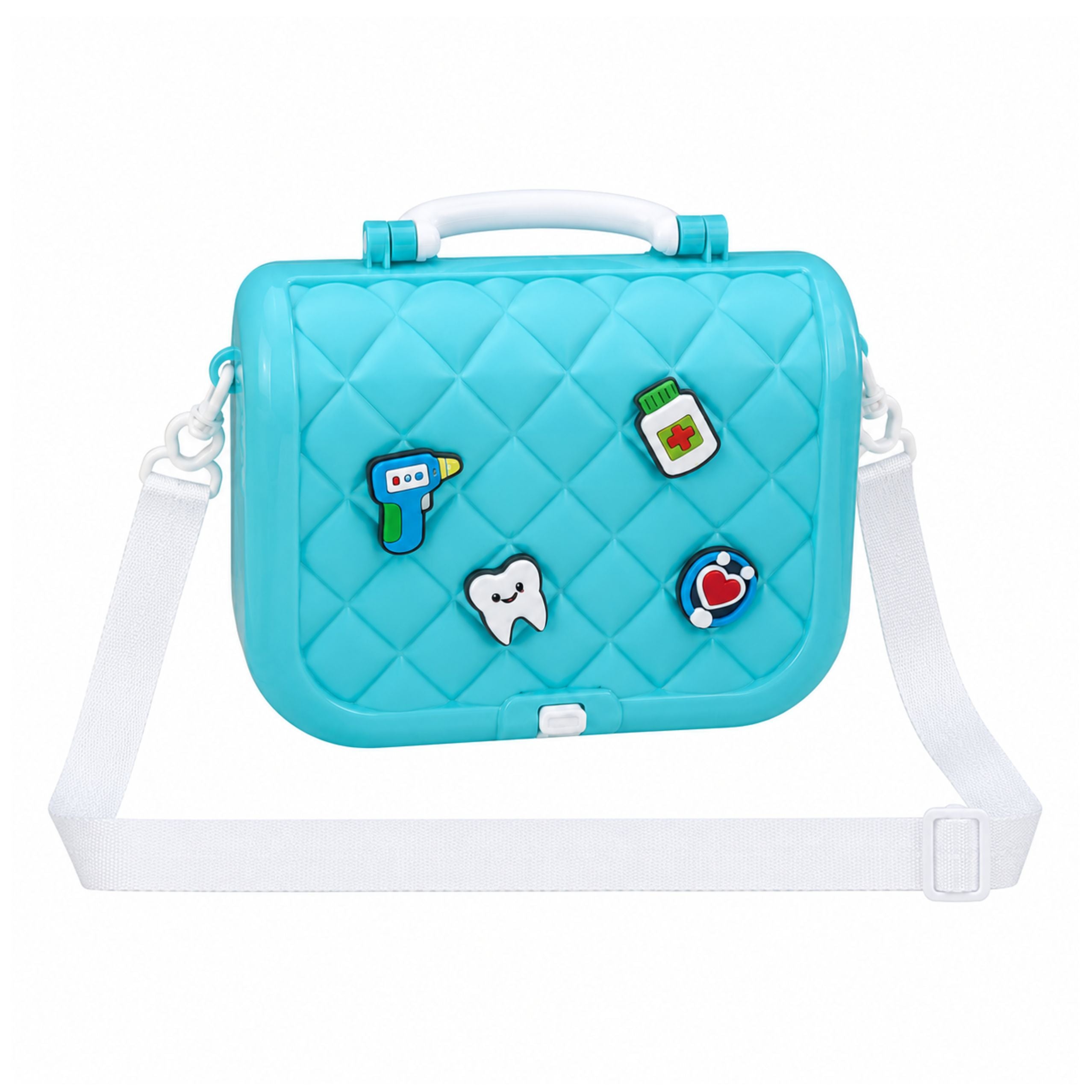 2-in-1 Medical Kit In A Case Portable Doctor's Office Accessories Blue