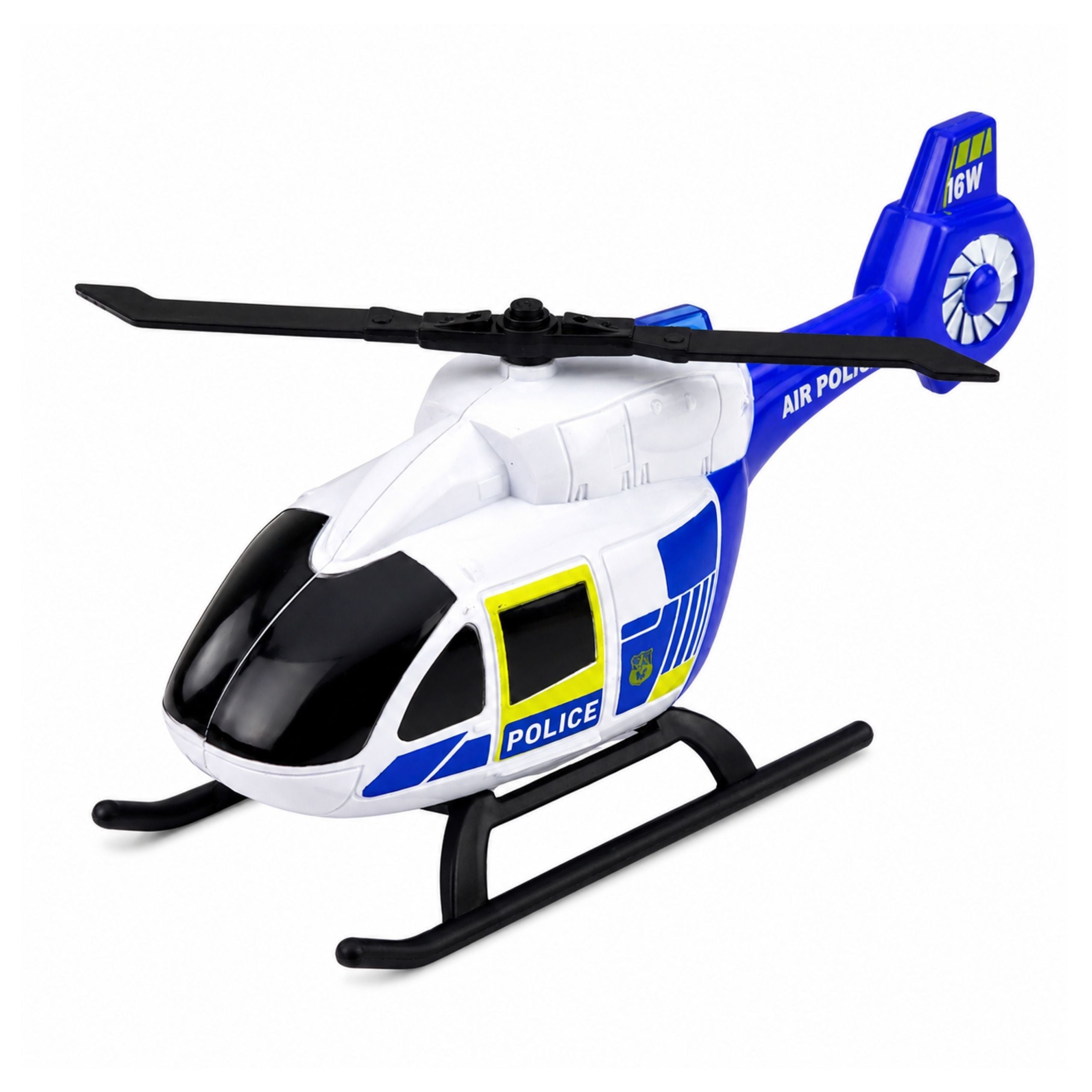 Garage Police Station Police Cars Helicopter Walkie-talkie Lights Sounds