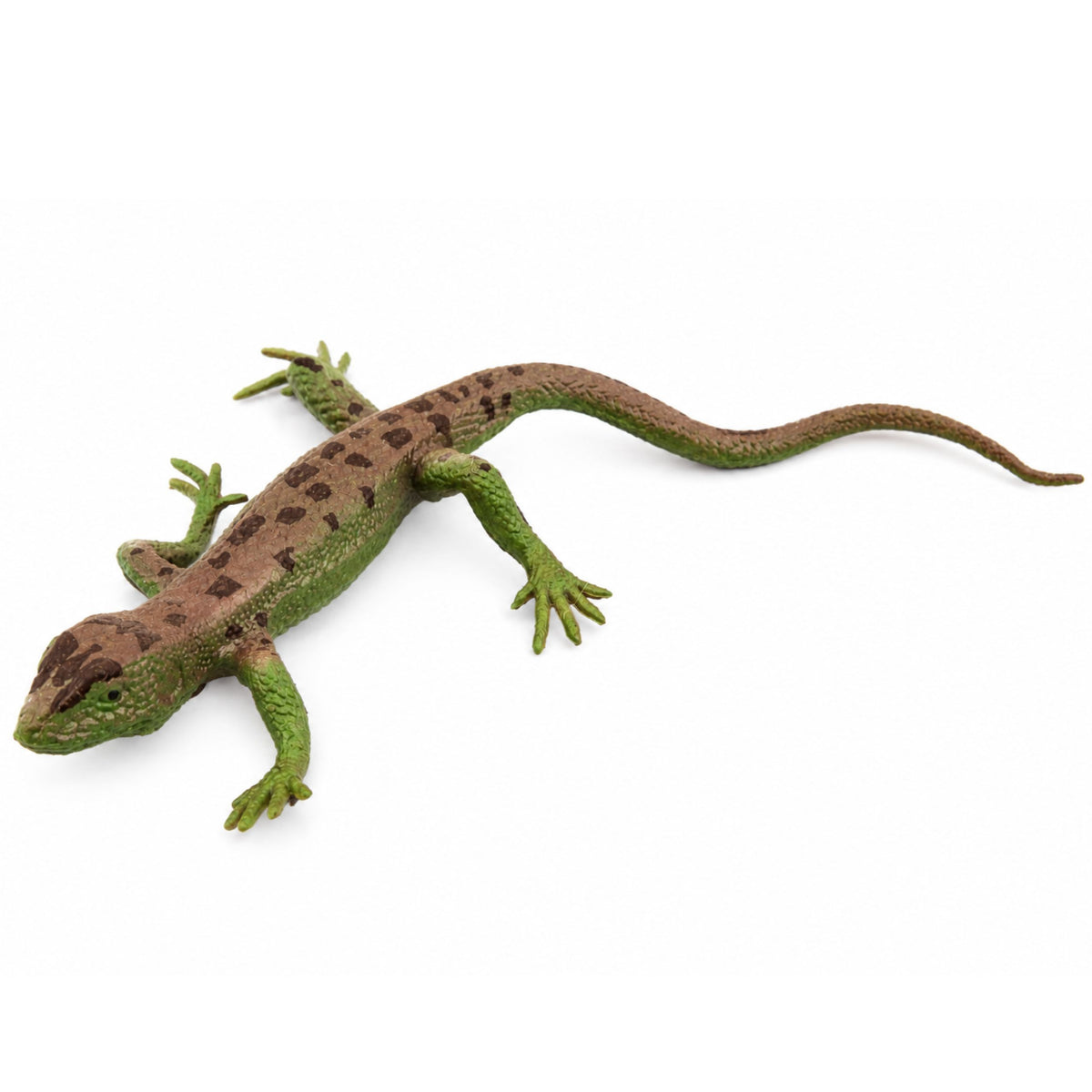 Sand Lizard Rubber Figure Stretchable Realistic 15 Cm