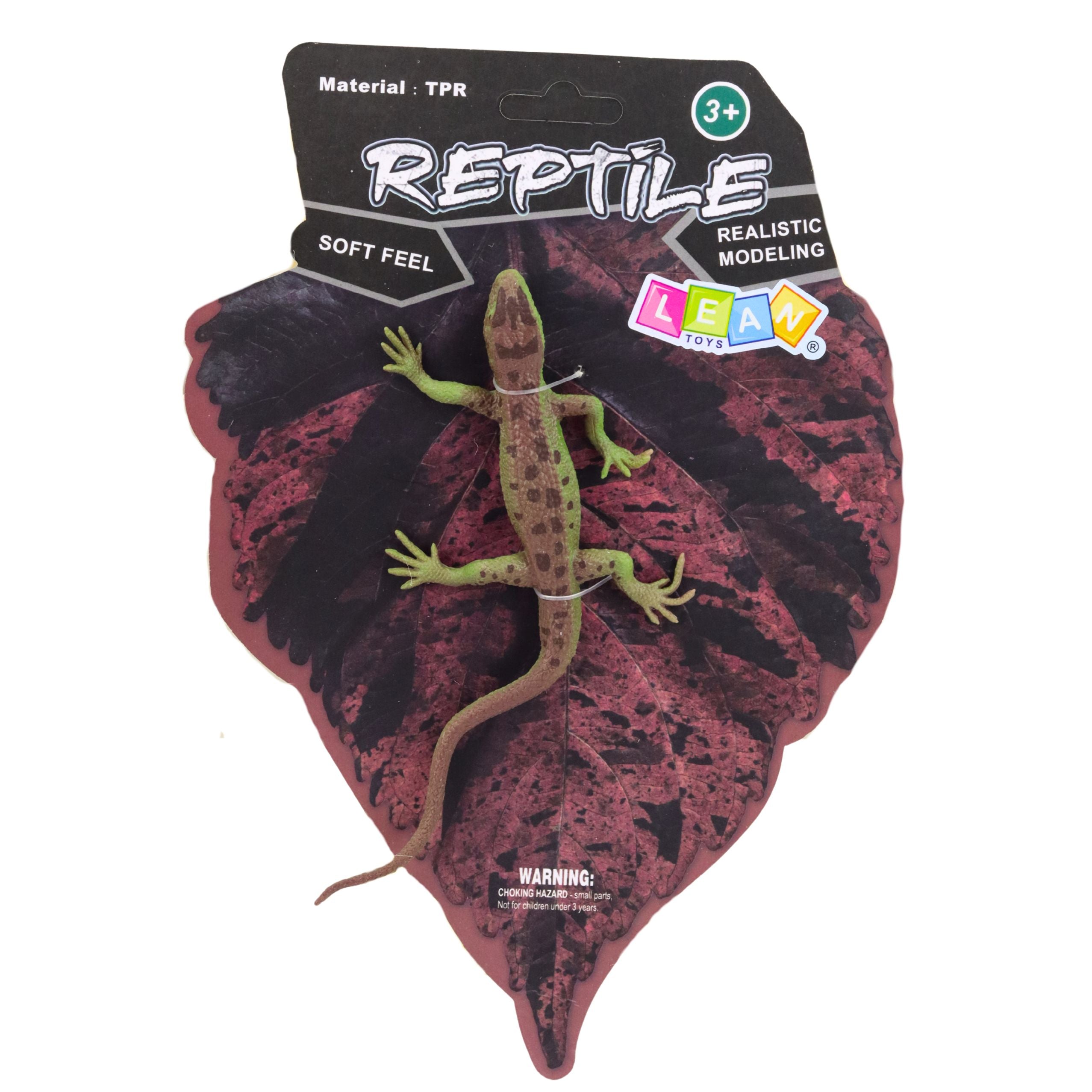 Sand Lizard Rubber Figure Stretchable Realistic 15 Cm