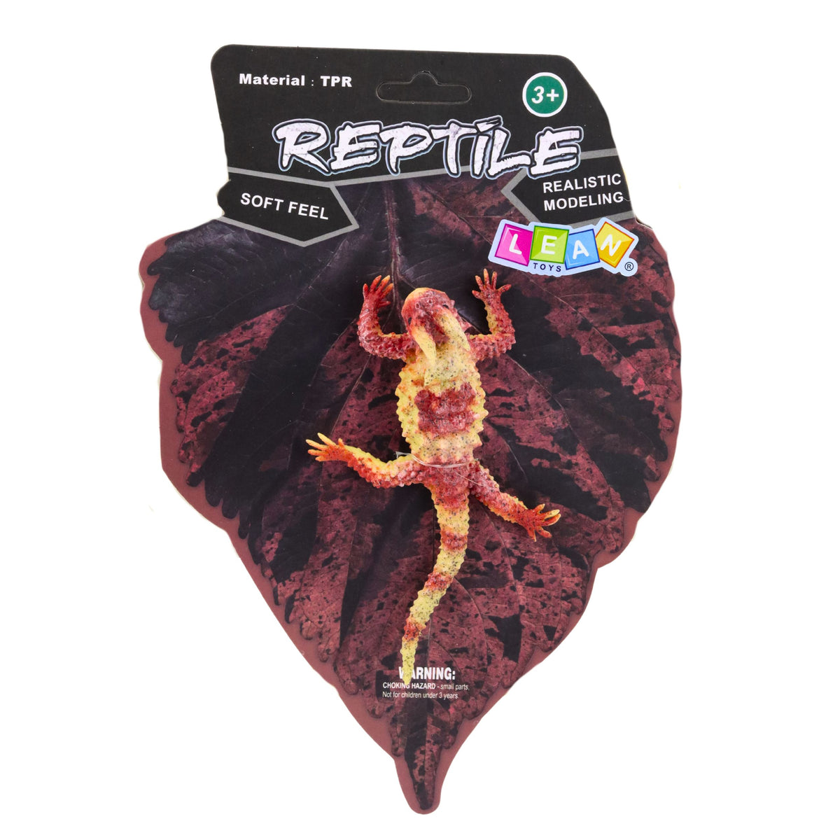 Moloch Il Terribile Figurina di Gomma Estensibile Rettile Realistico 14 Cm