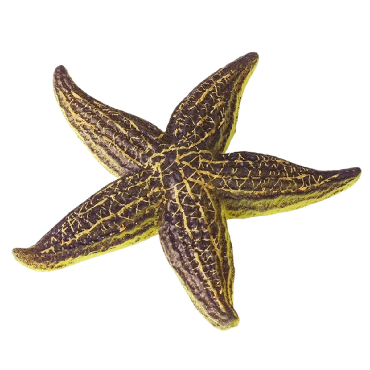 Starfish Rubber Figurine Stretchable Realistic Sea Animal 9.5 Cm