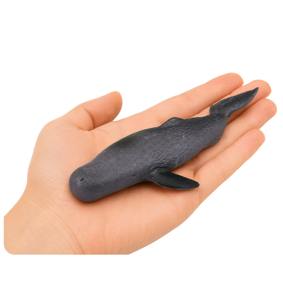 Fish Rubber Whale Figurine Stretchable Realistic Marine Mammal 18cm