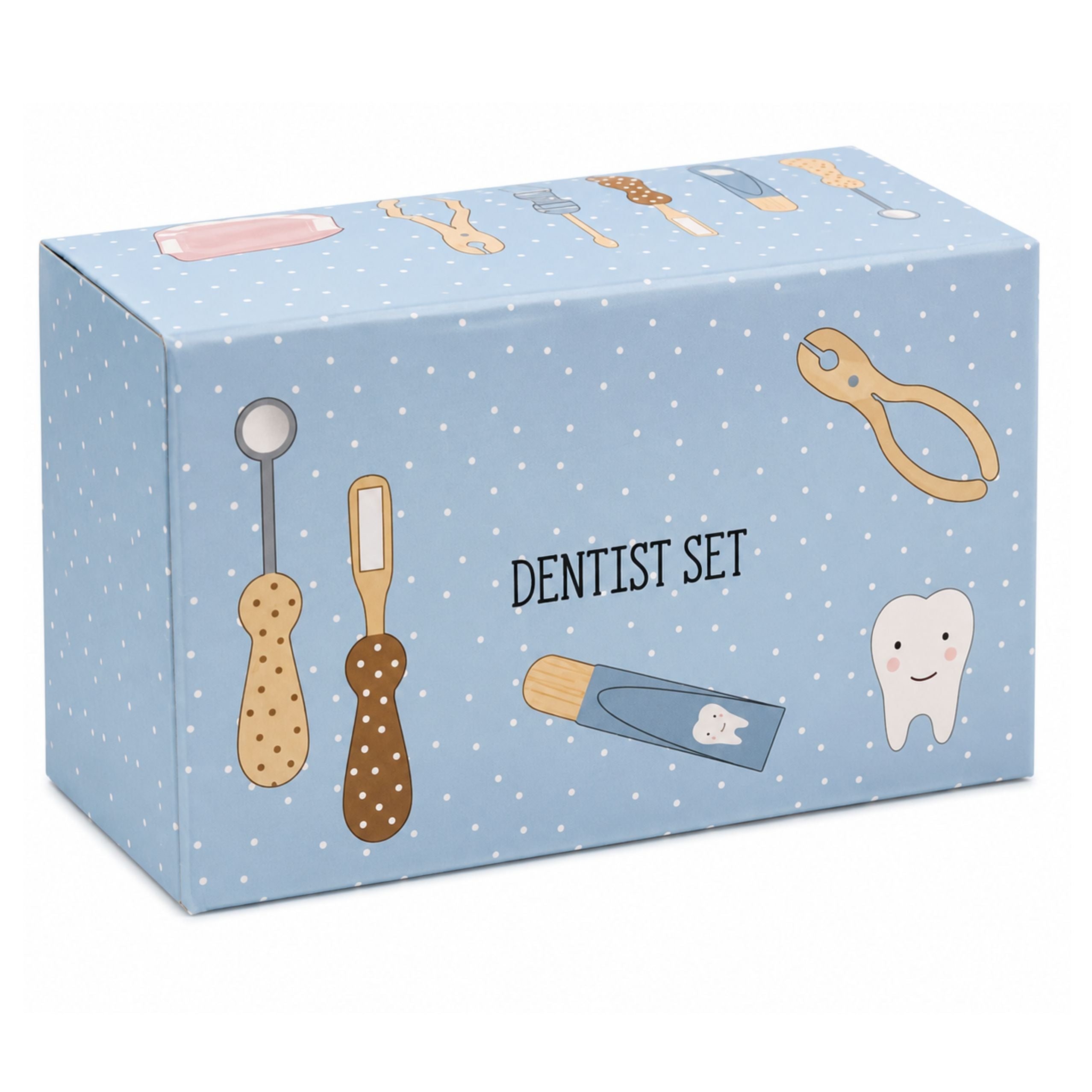Wooden Dental Kit Tools Little Dentist